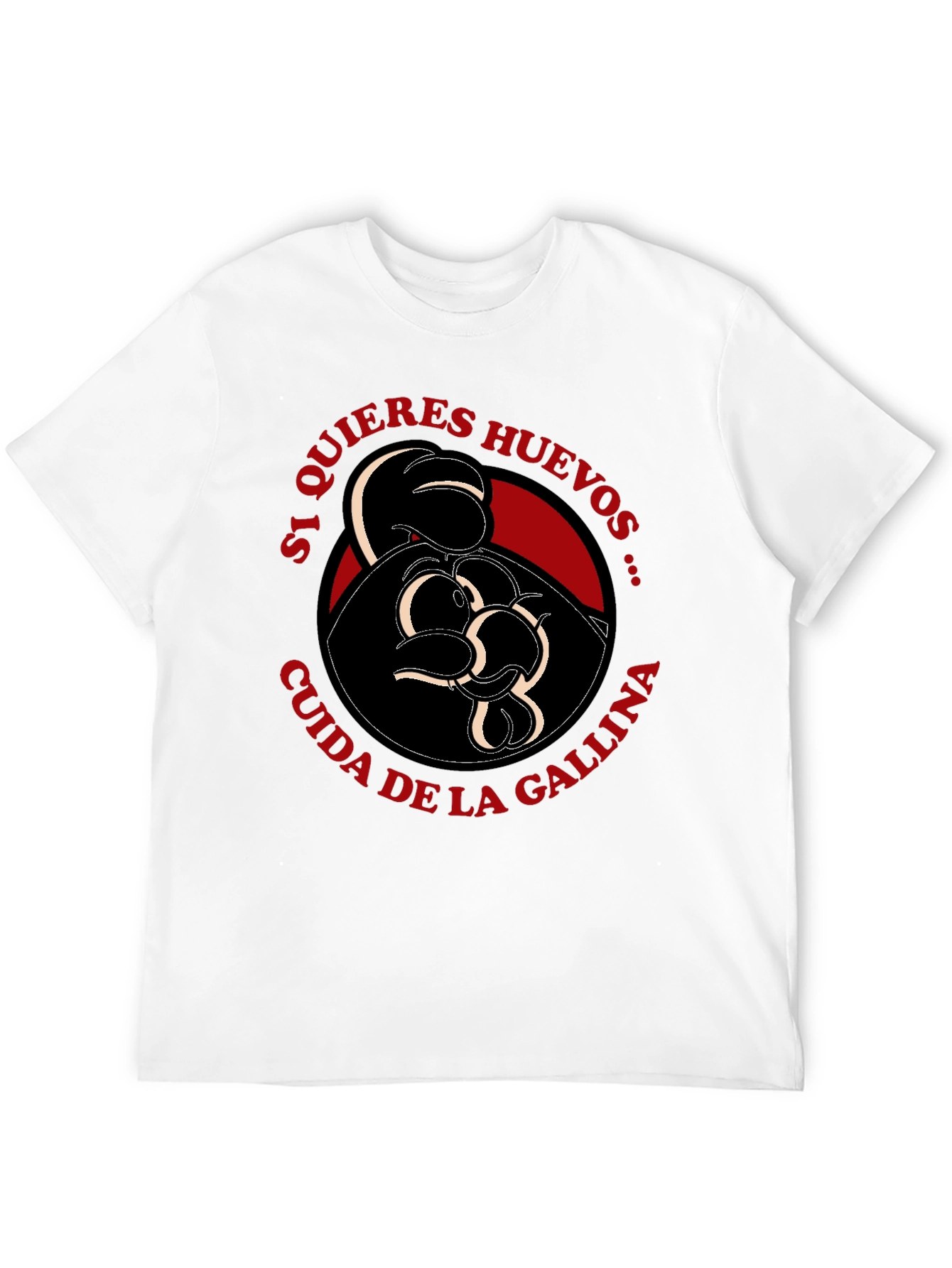 Black Humorous Spanish Saying T-Shirt view 12