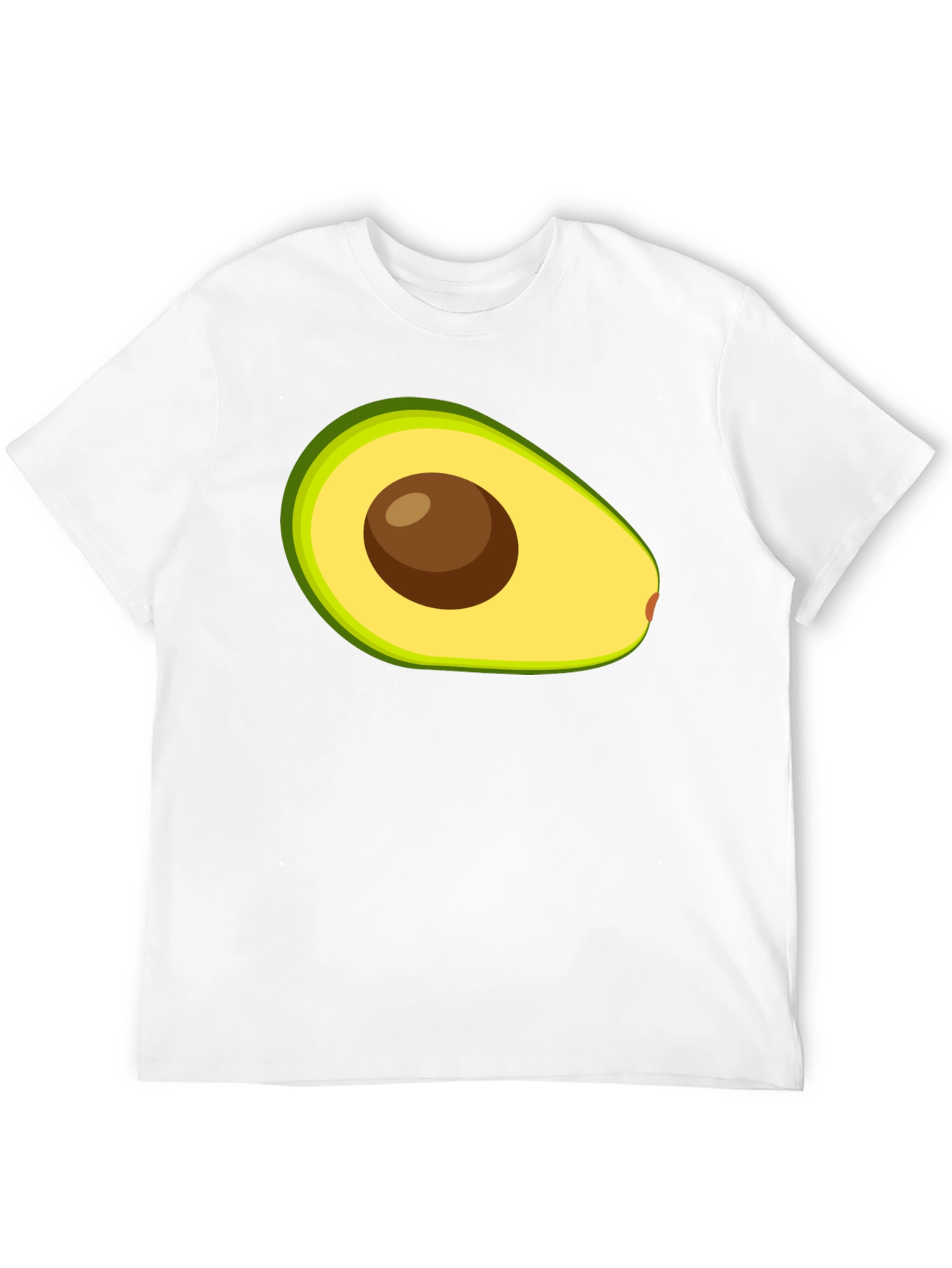 Black Avocado Graphic Tee - Black Cotton T-Shirt view 12