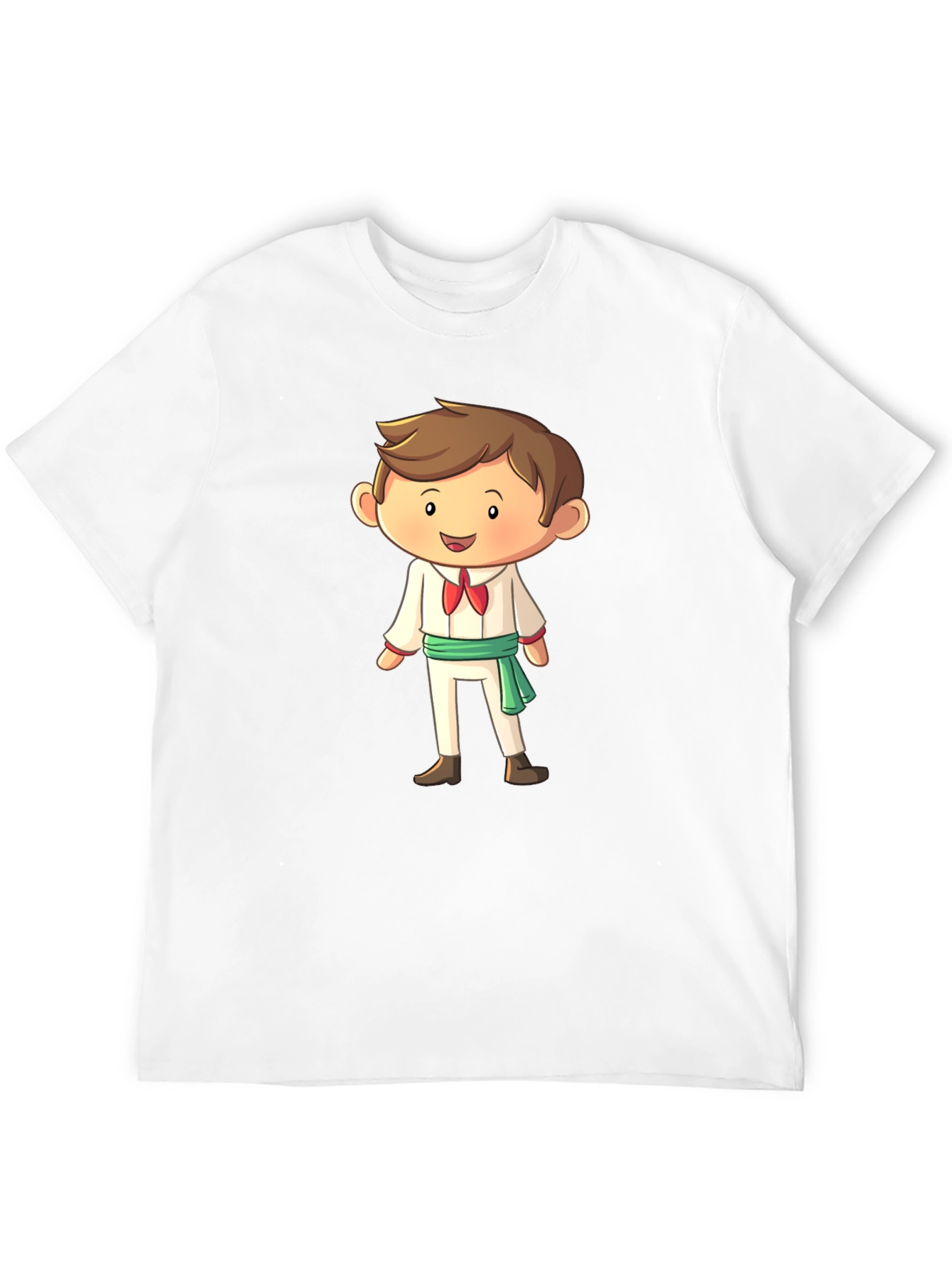 Black Cartoon Character Graphic Tee - Soft Black Cotton view 12