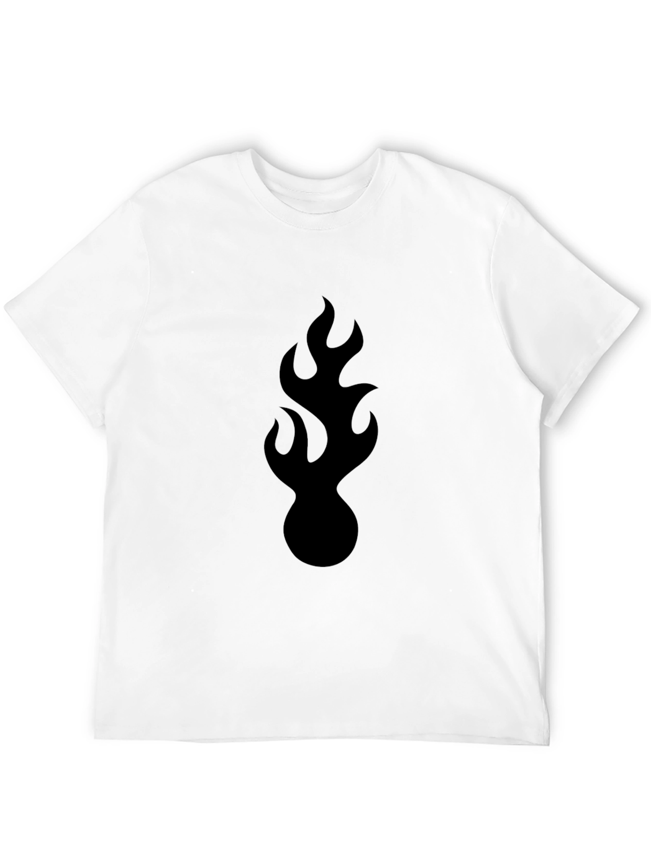 Black Flame Graphic Black T-Shirt - Bold & Stylish view 12