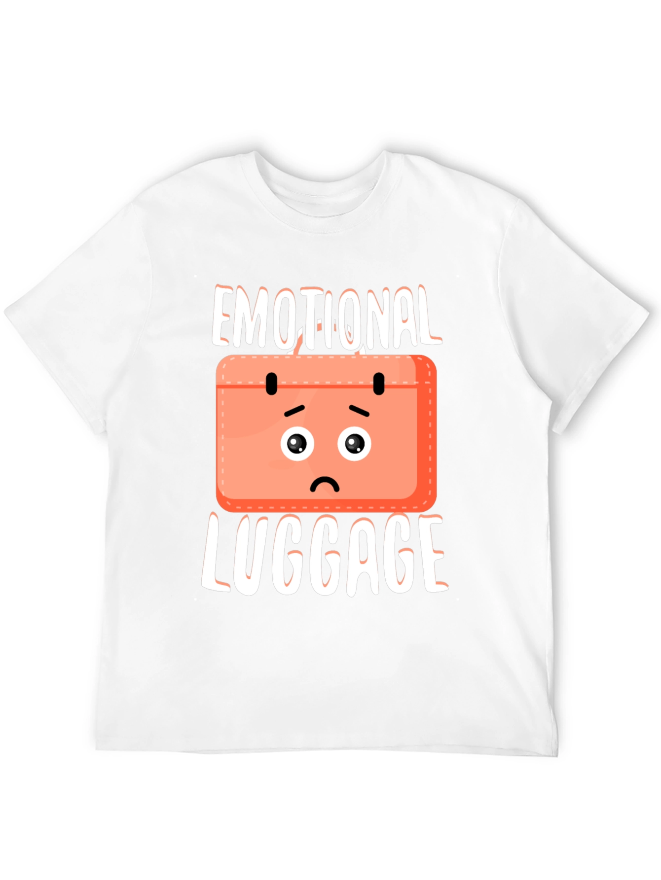 Black Emotional Baggage T-Shirt - Funny Novelty Tee view 12