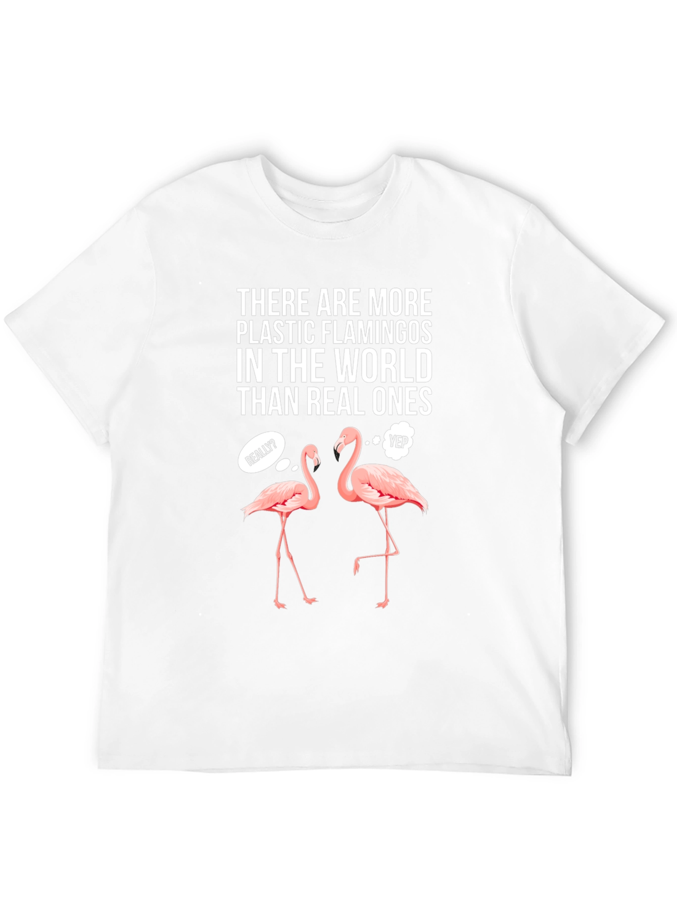 Black Flamingo T-Shirt - More Plastic Than Real! view 12