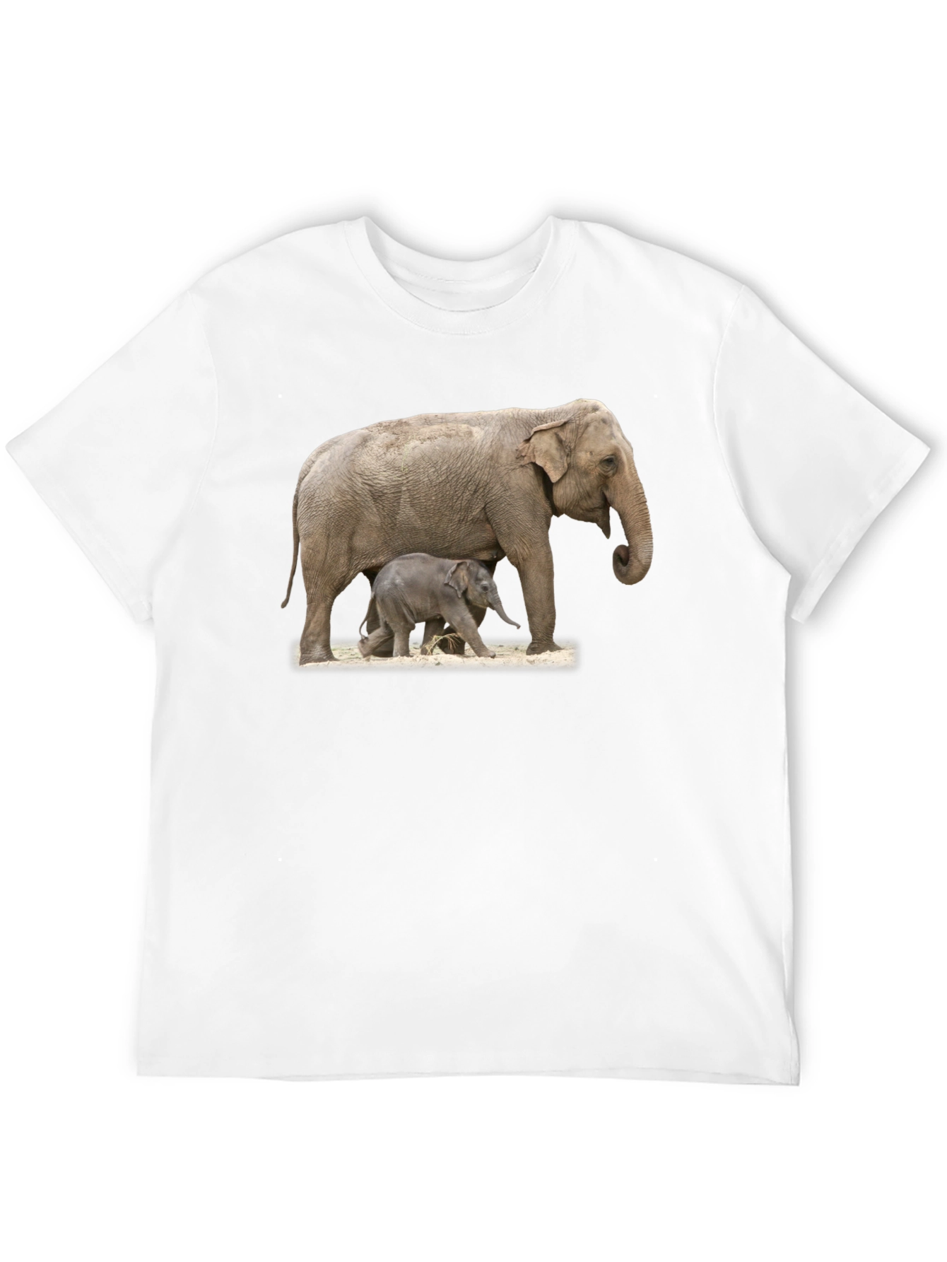 Black Elephant Family Graphic Tee view 12