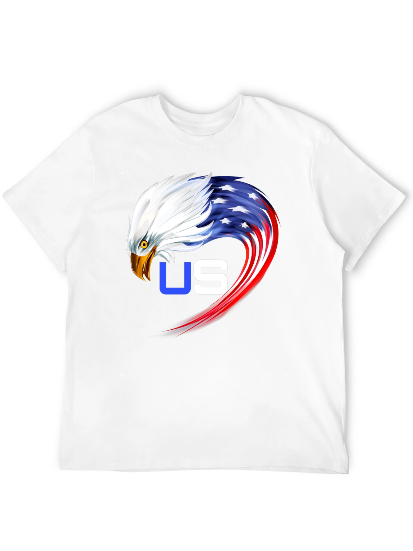 Black Patriotic Eagle Graphic Tee - USA Pride view 12