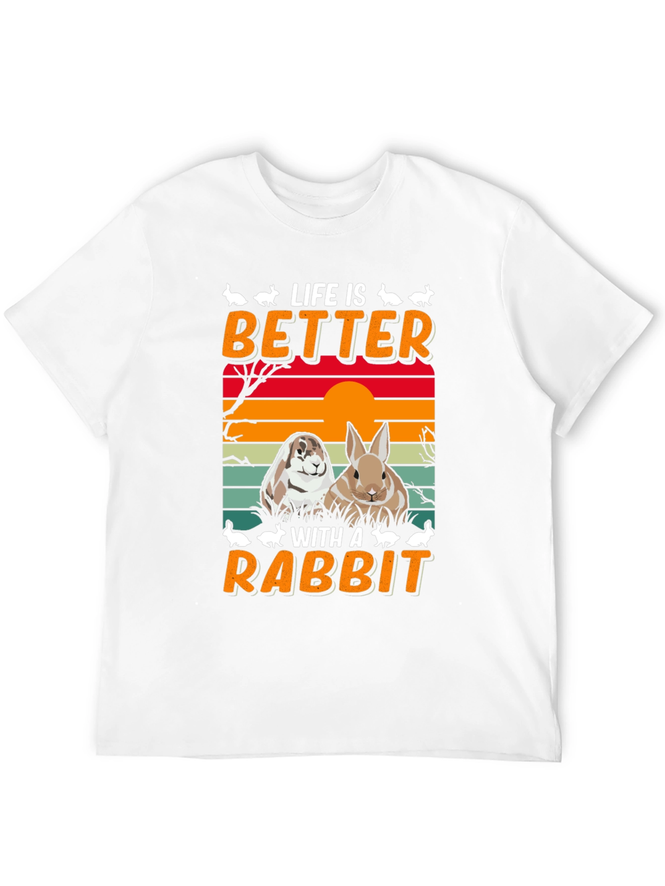 Black Life is Better With A Rabbit T-Shirt view 12