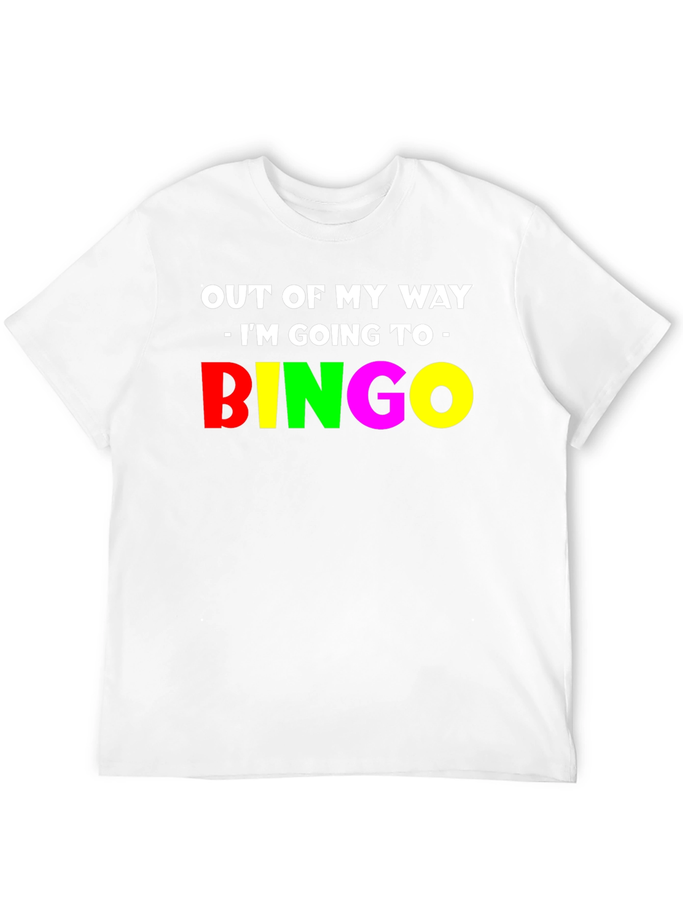 Black Bingo T-Shirt - Out of My Way! view 12