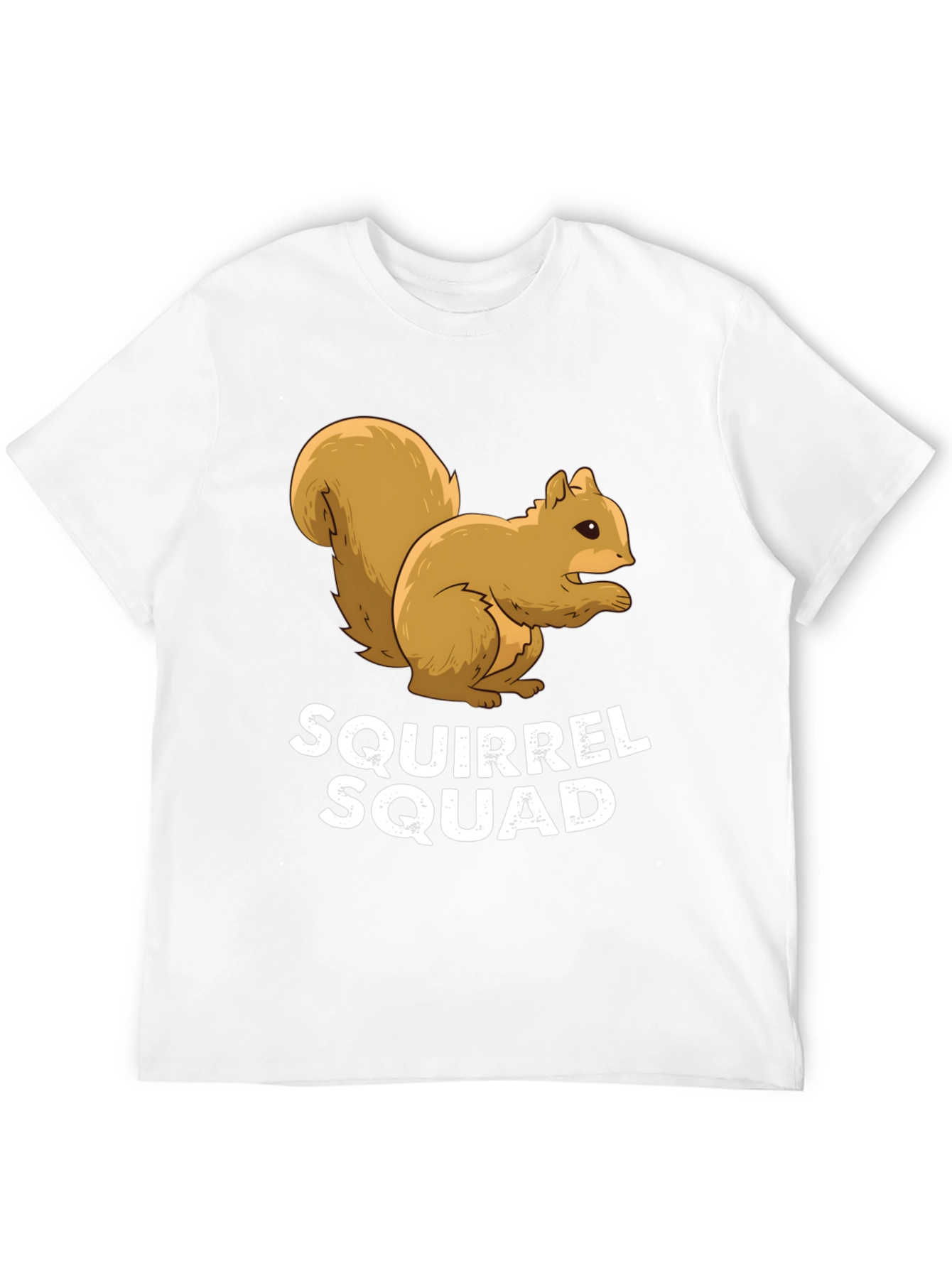 Black Squirrel Squad Graphic Tee - Black Crew Neck Shirt view 12