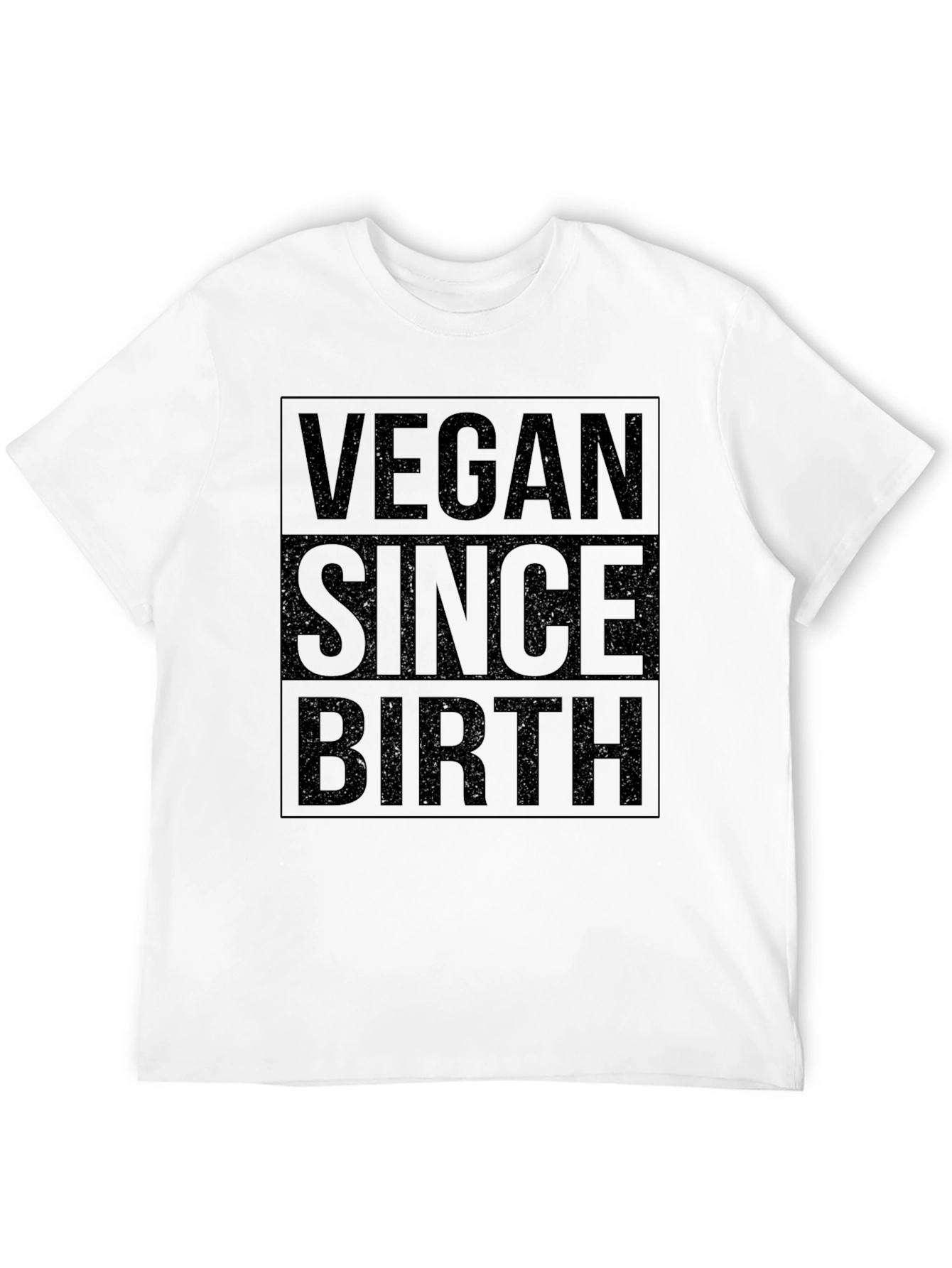 Black Vegan Since Birth T-Shirt - Black view 12