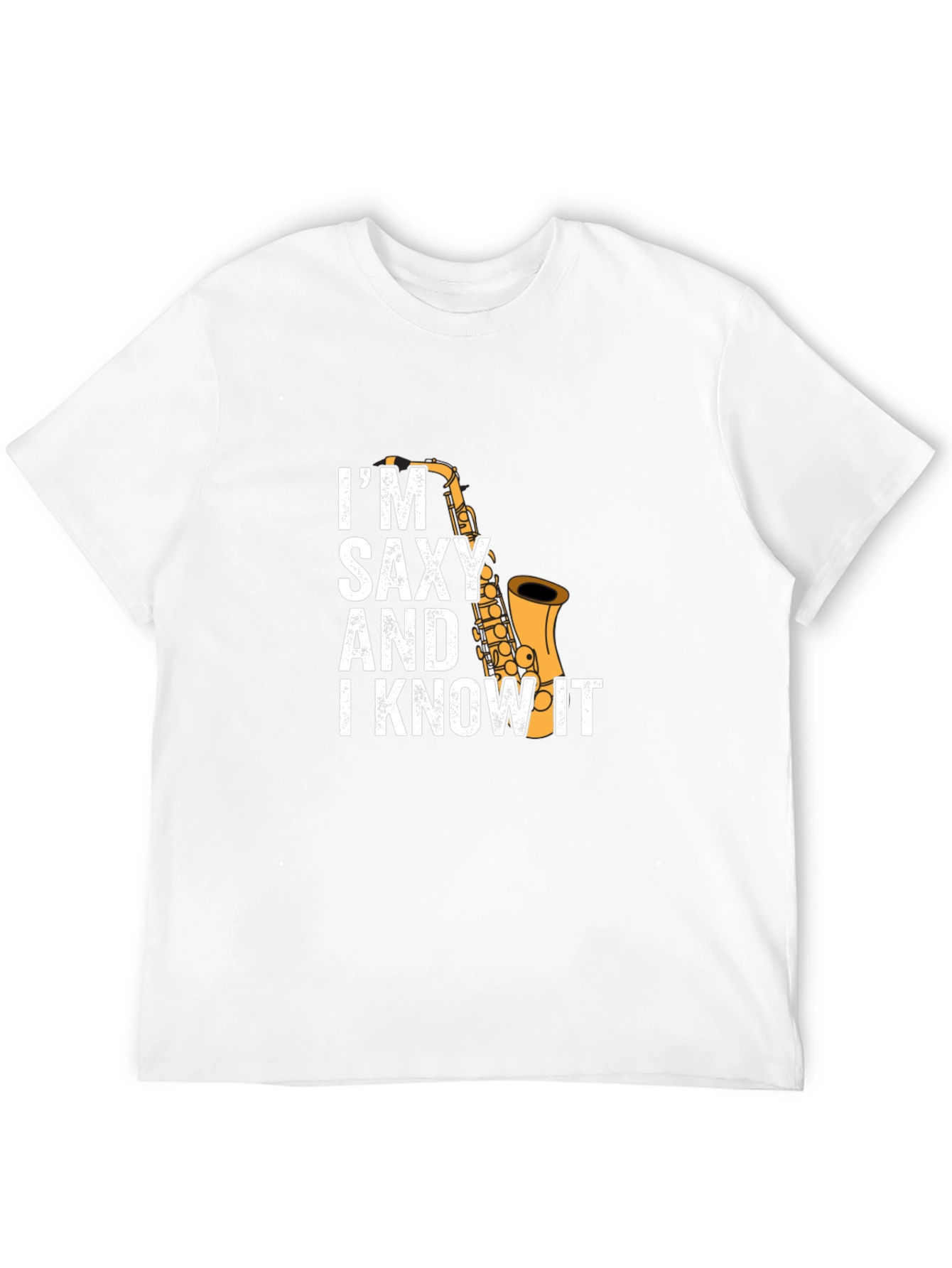Black I'm Saxy and I Know It T-Shirt view 12