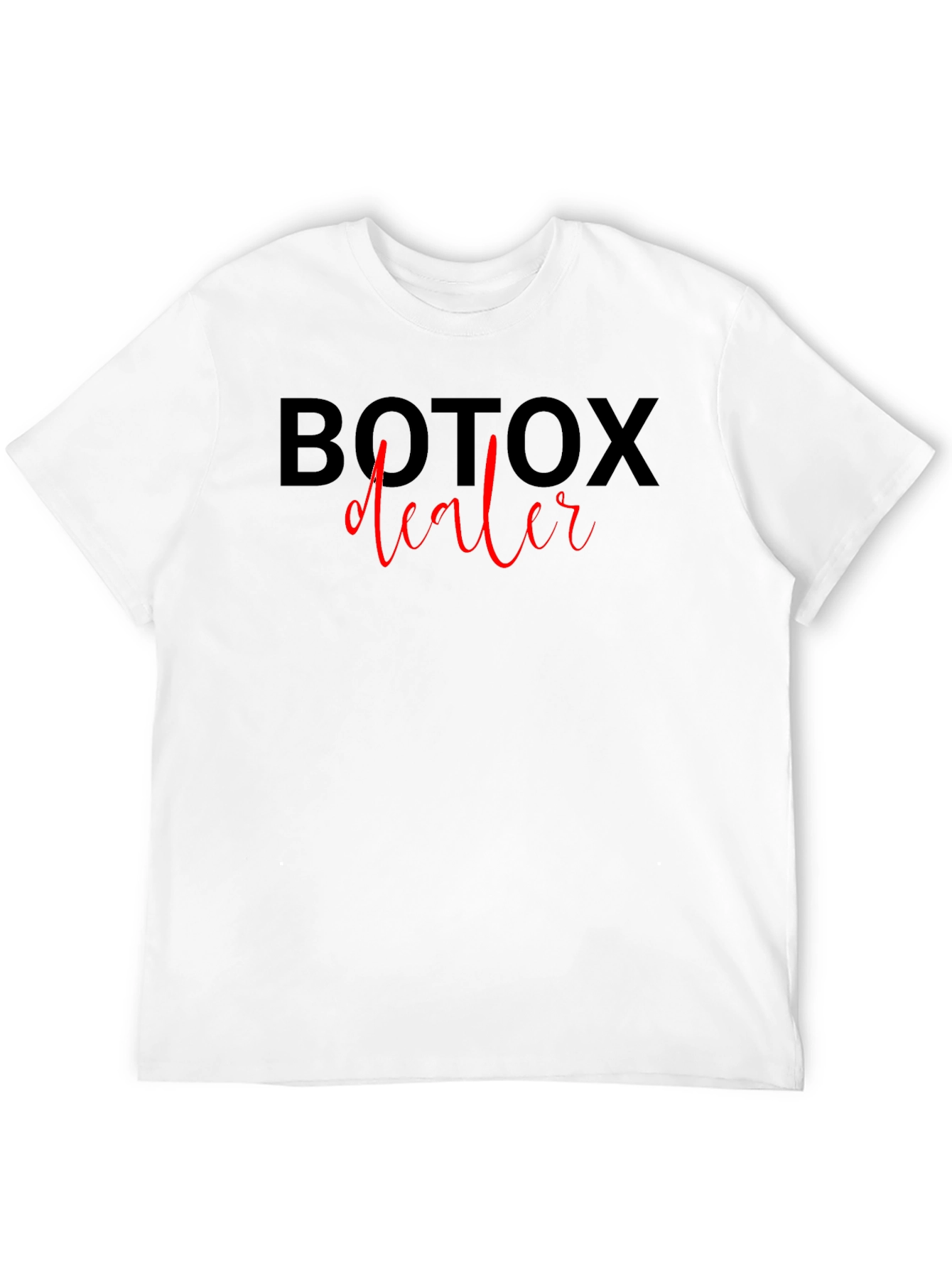 Black Botox Dealer Graphic T-Shirt -  Funny Medical Aesthetician Tee view 12