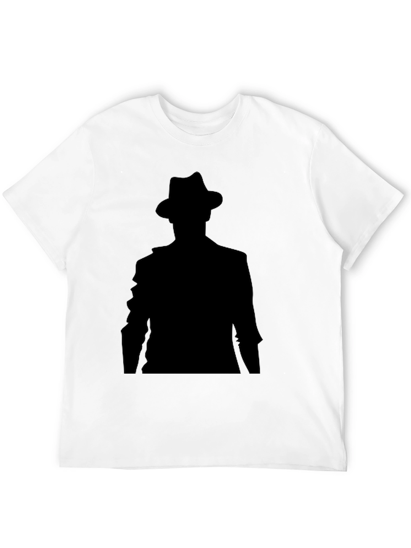 Black Mystery Man Black T-Shirt view 12