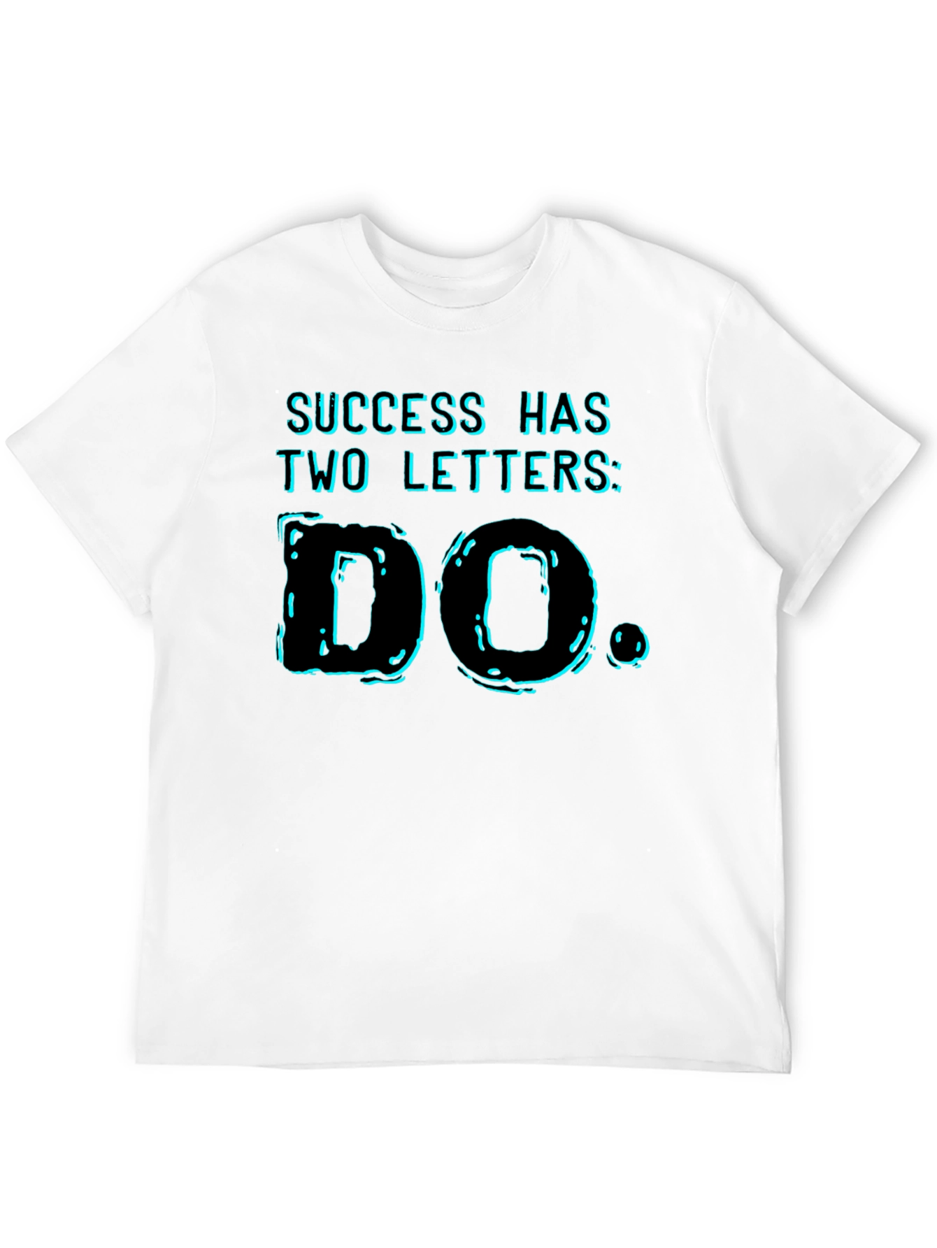 Black Success Has Two Letters T-Shirt - "DO" view 12