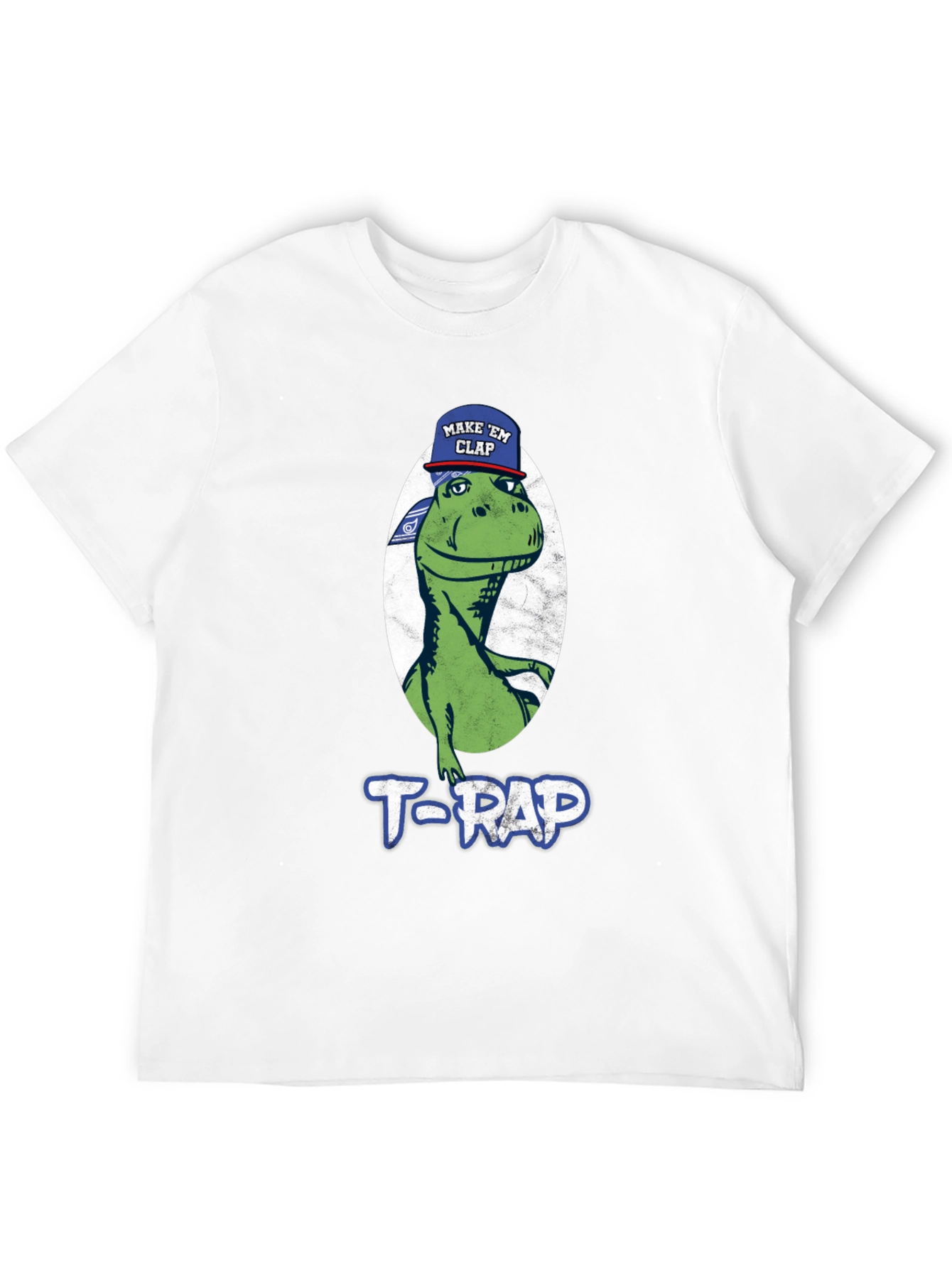 Black T-RAP Dinosaur Graphic Tee - Make 'em Clap view 12