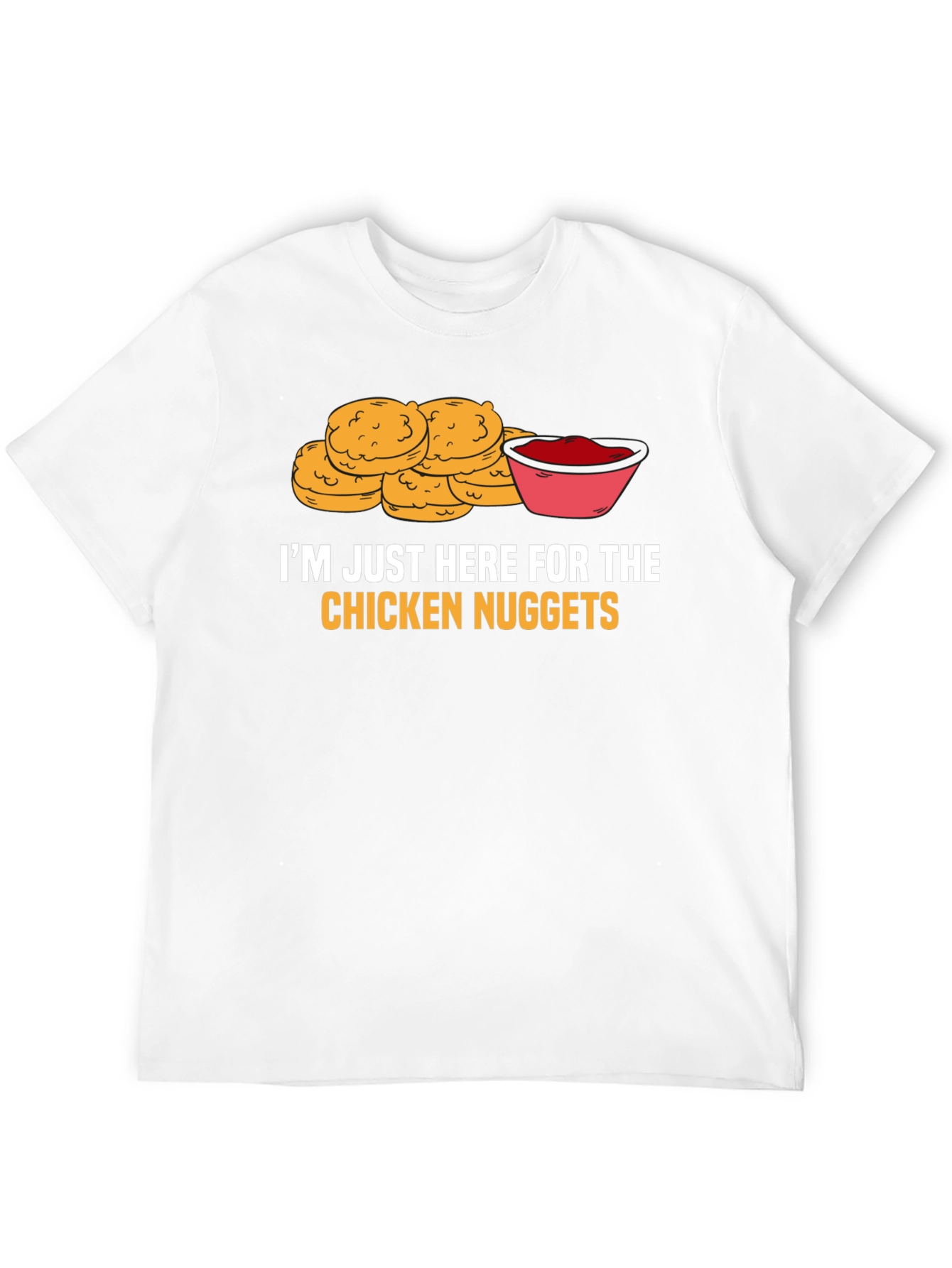 Black Chicken Nugget Lover T-Shirt view 12