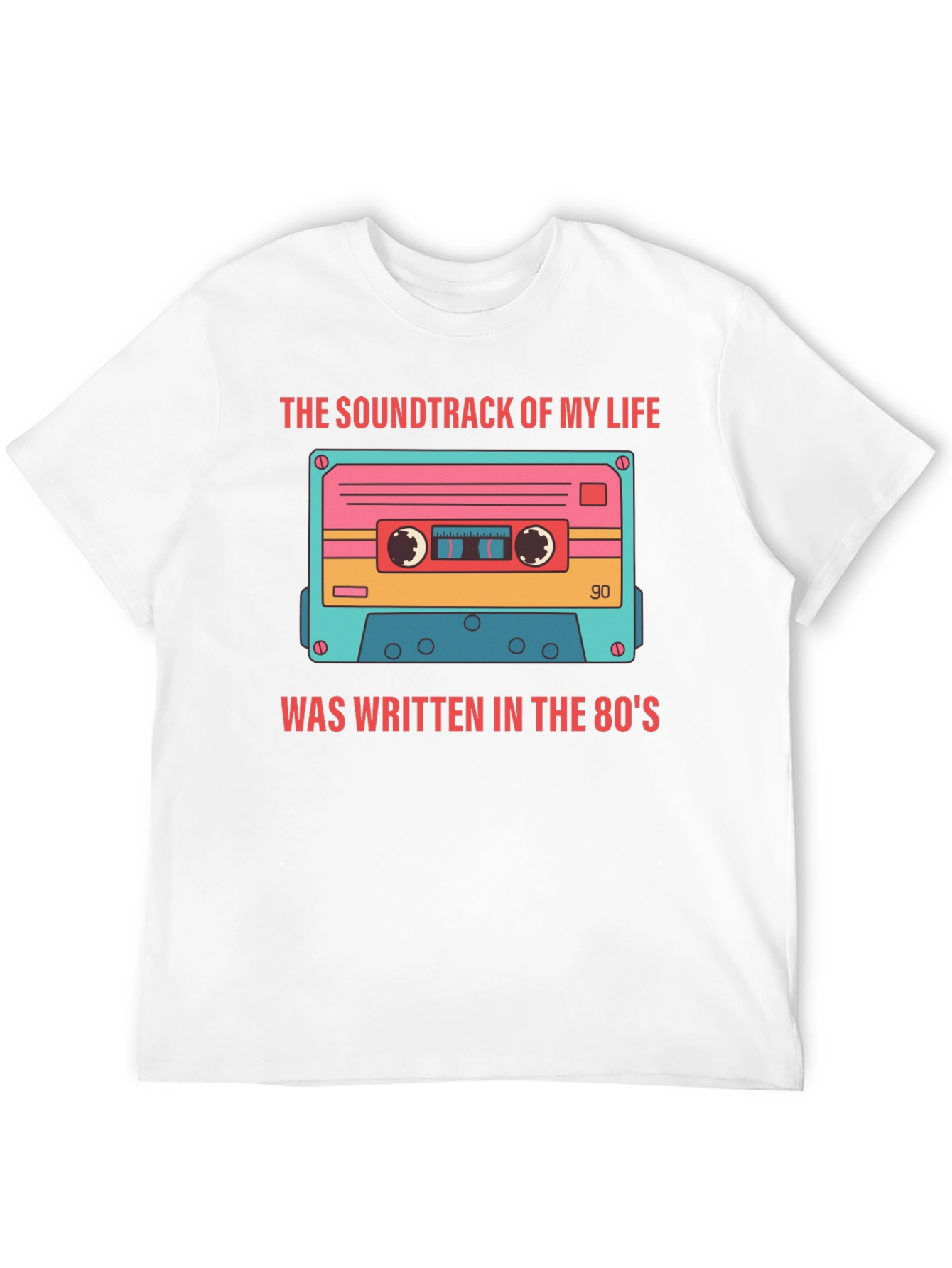 Black Retro 80's Mixtape T-Shirt view 12