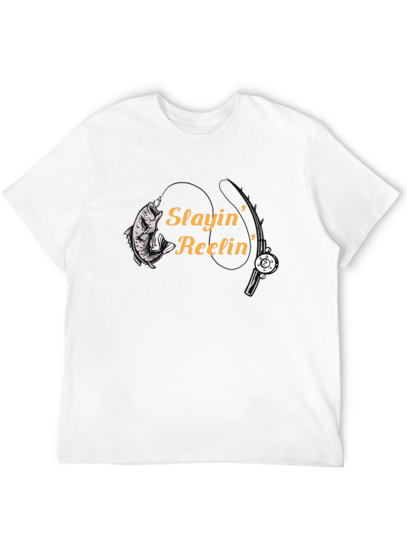 Slayin' and Reelin' Fishing T-Shirt - 12