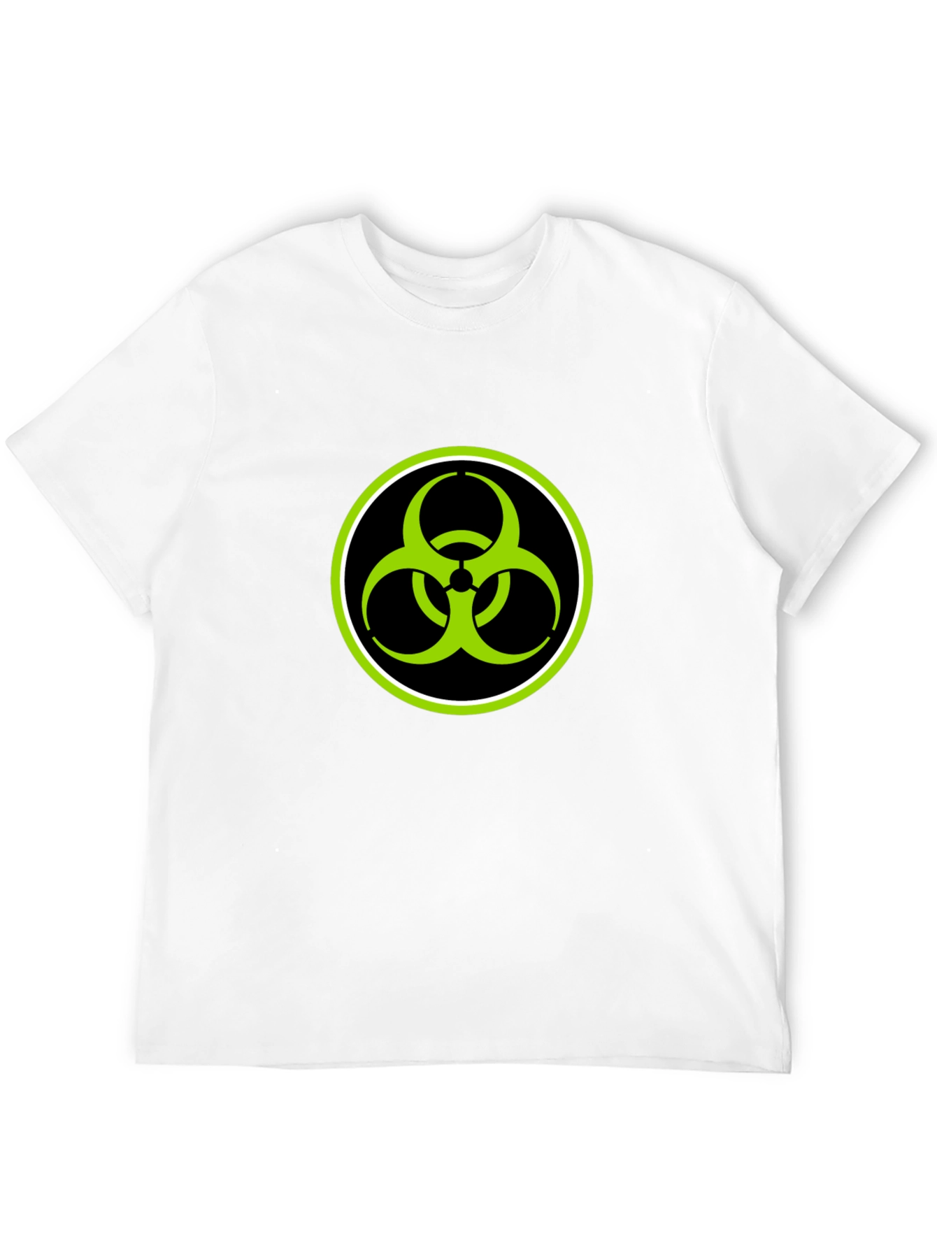 Black Biohazard Symbol Graphic T-Shirt - Black view 12