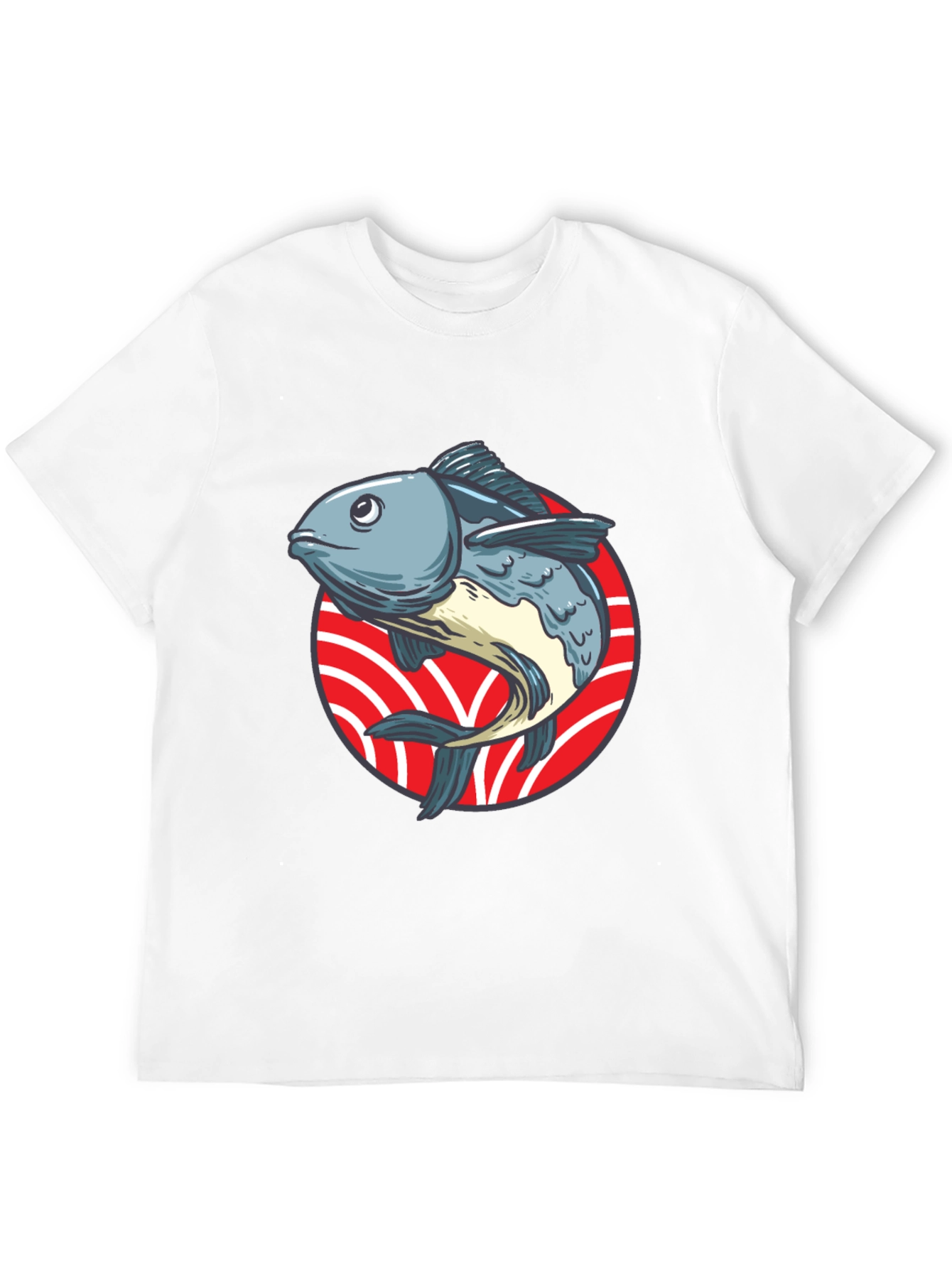 Black Fish Graphic T-Shirt - Unique Design view 12