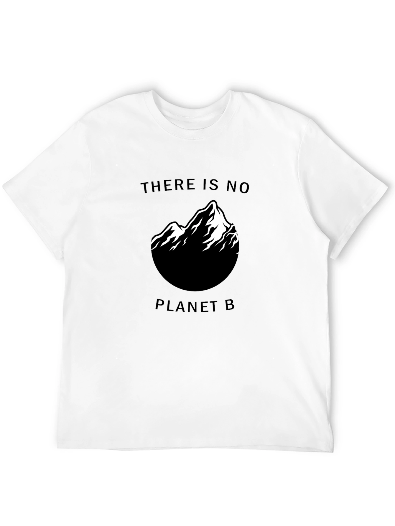 Black Eco-Friendly "There Is No Planet B" Graphic Tee view 12
