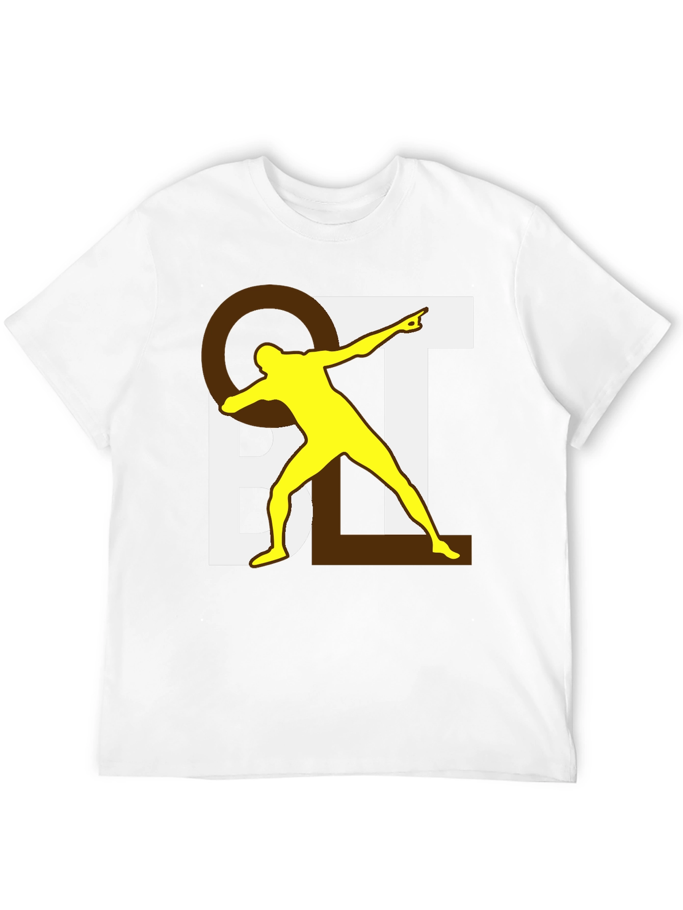 Black Novelty Graphic Tee - QBL Dabbing Player Black T-Shirt view 12