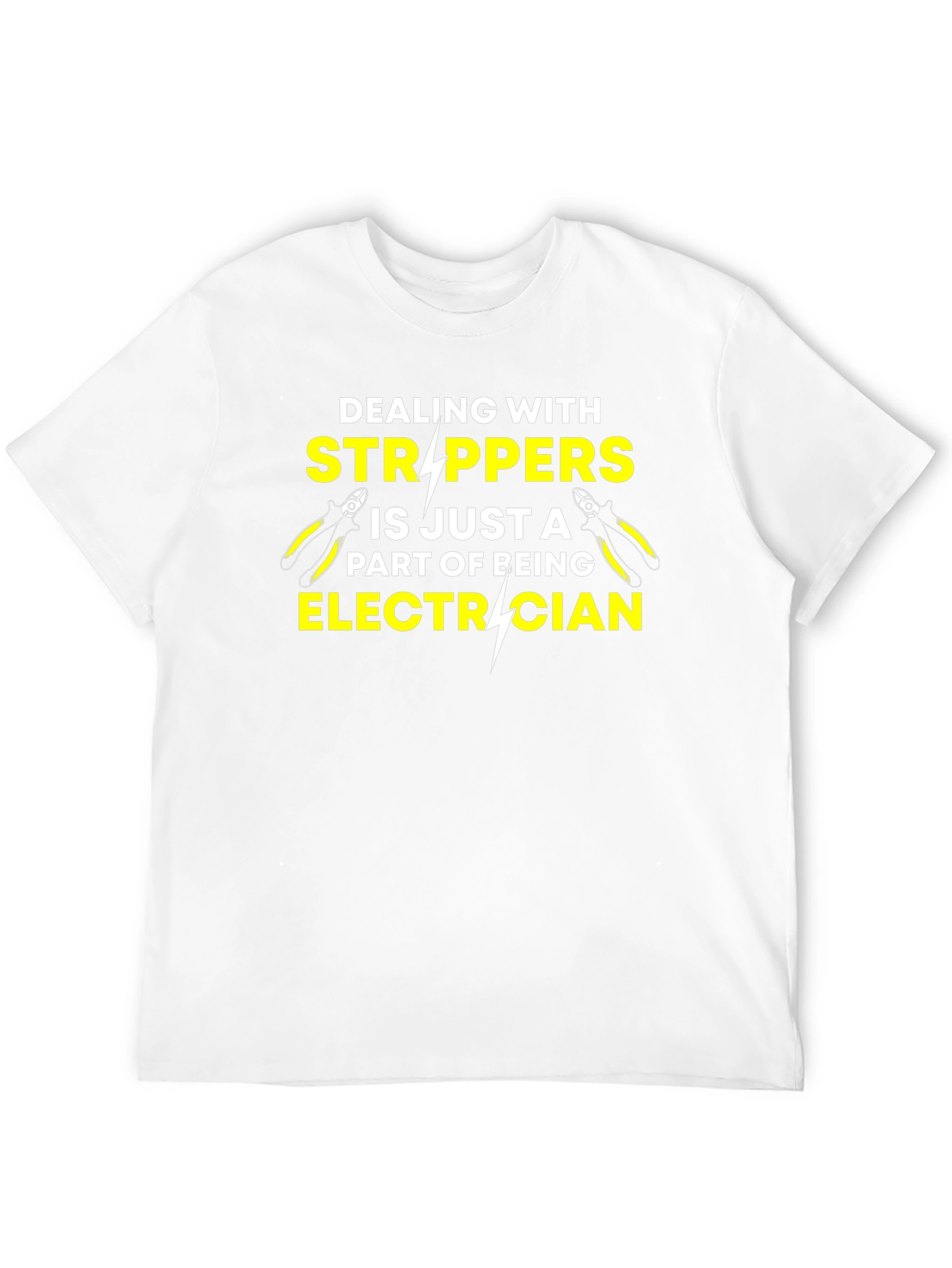 Black Electrician Stripper Humor T-Shirt view 12