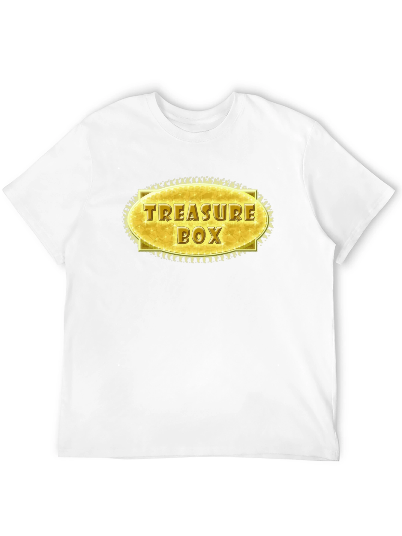 Black Treasure Box Graphic T-Shirt - Stylish Novelty Tee view 12