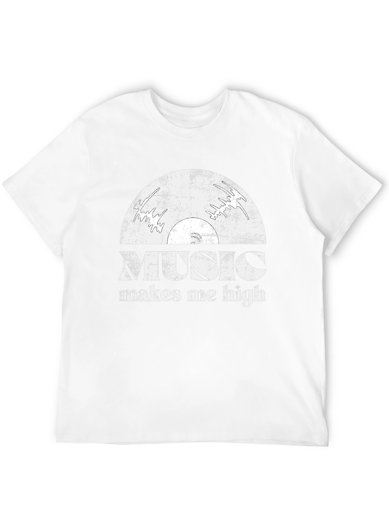 Black Music Makes Me High Graphic Tee view 12