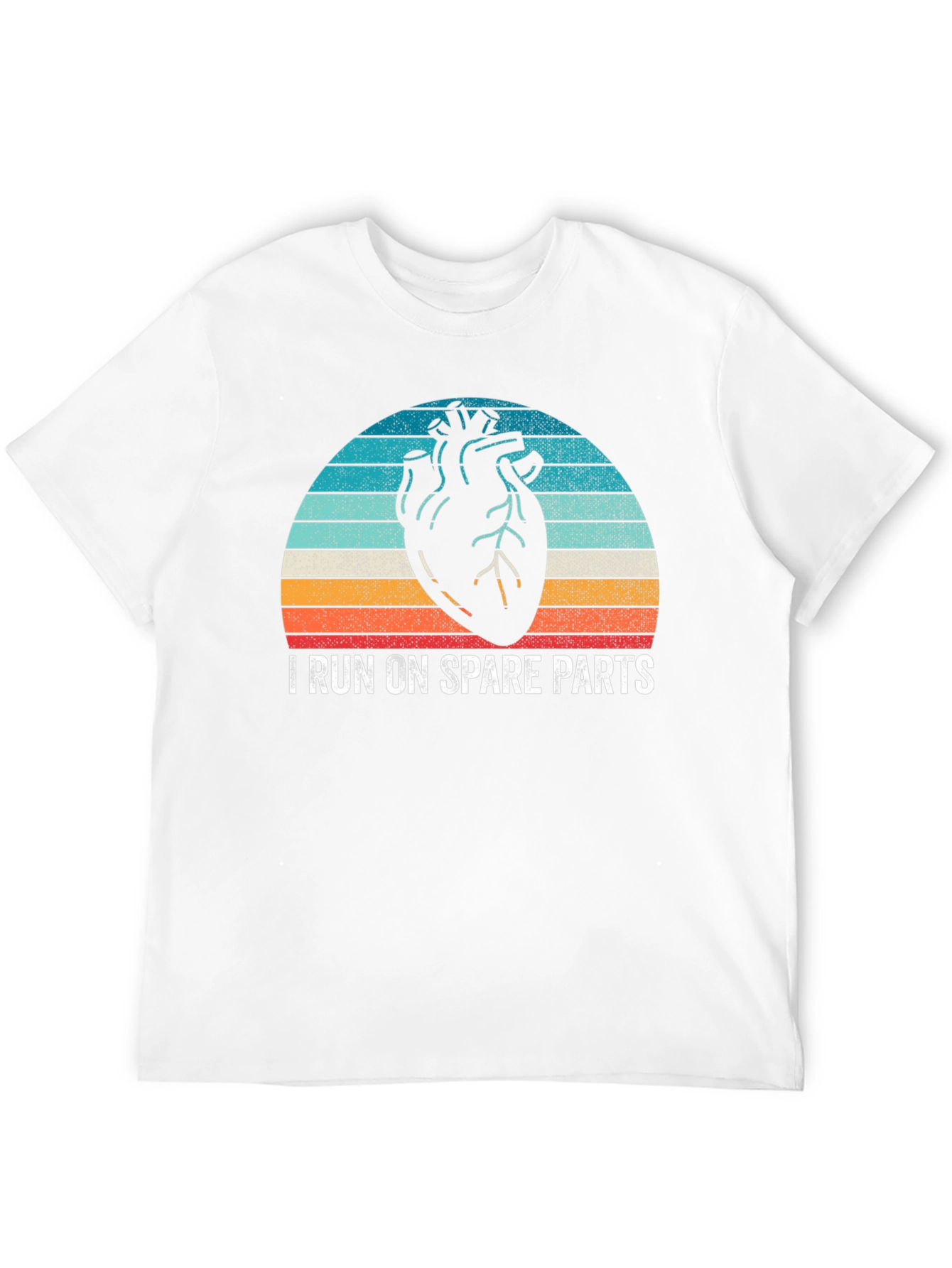 Black I Run On Spare Parts Graphic T-Shirt view 12