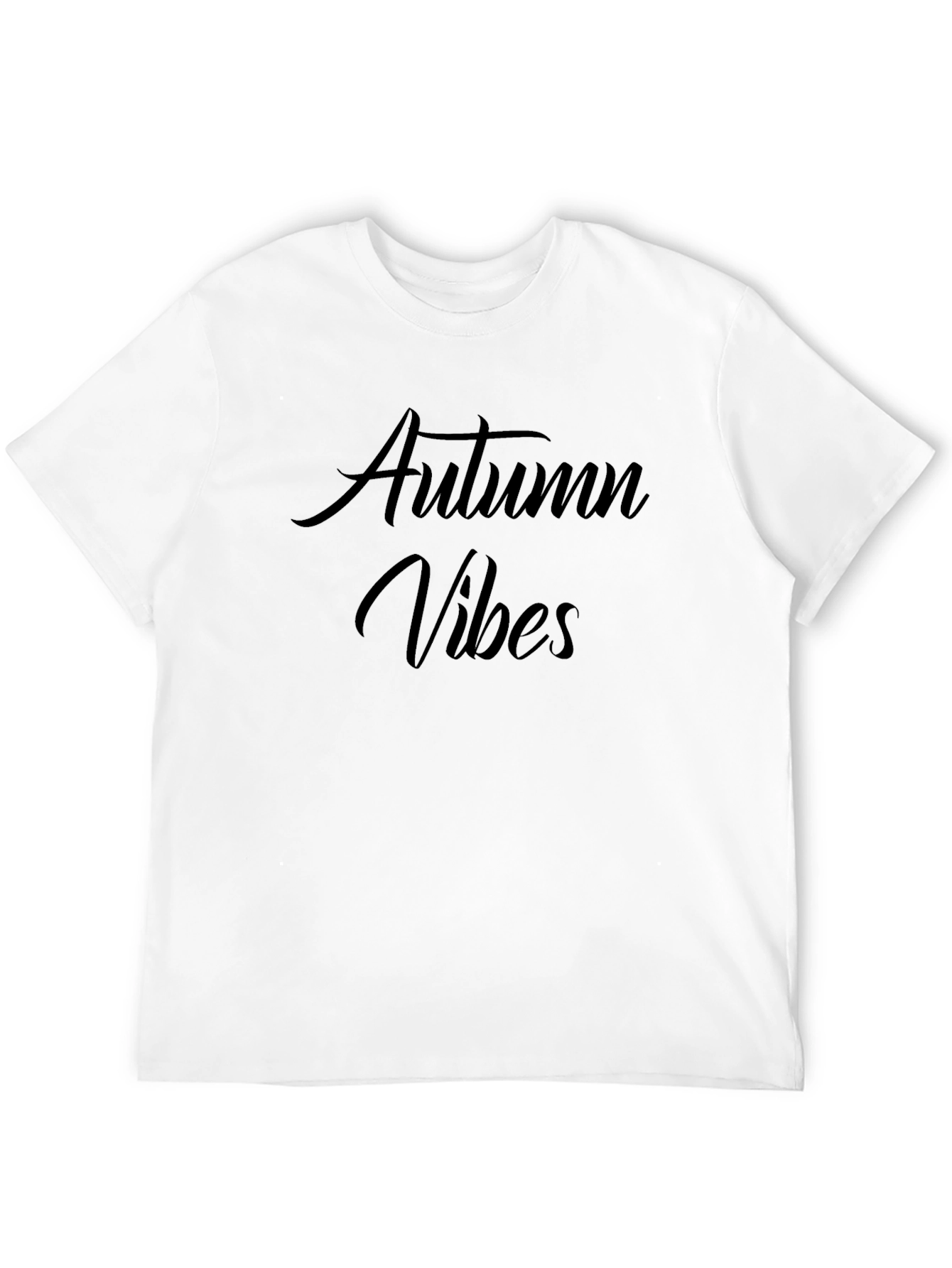 Black Autumn Vibes Graphic T-Shirt - Soft Cotton Blend view 12
