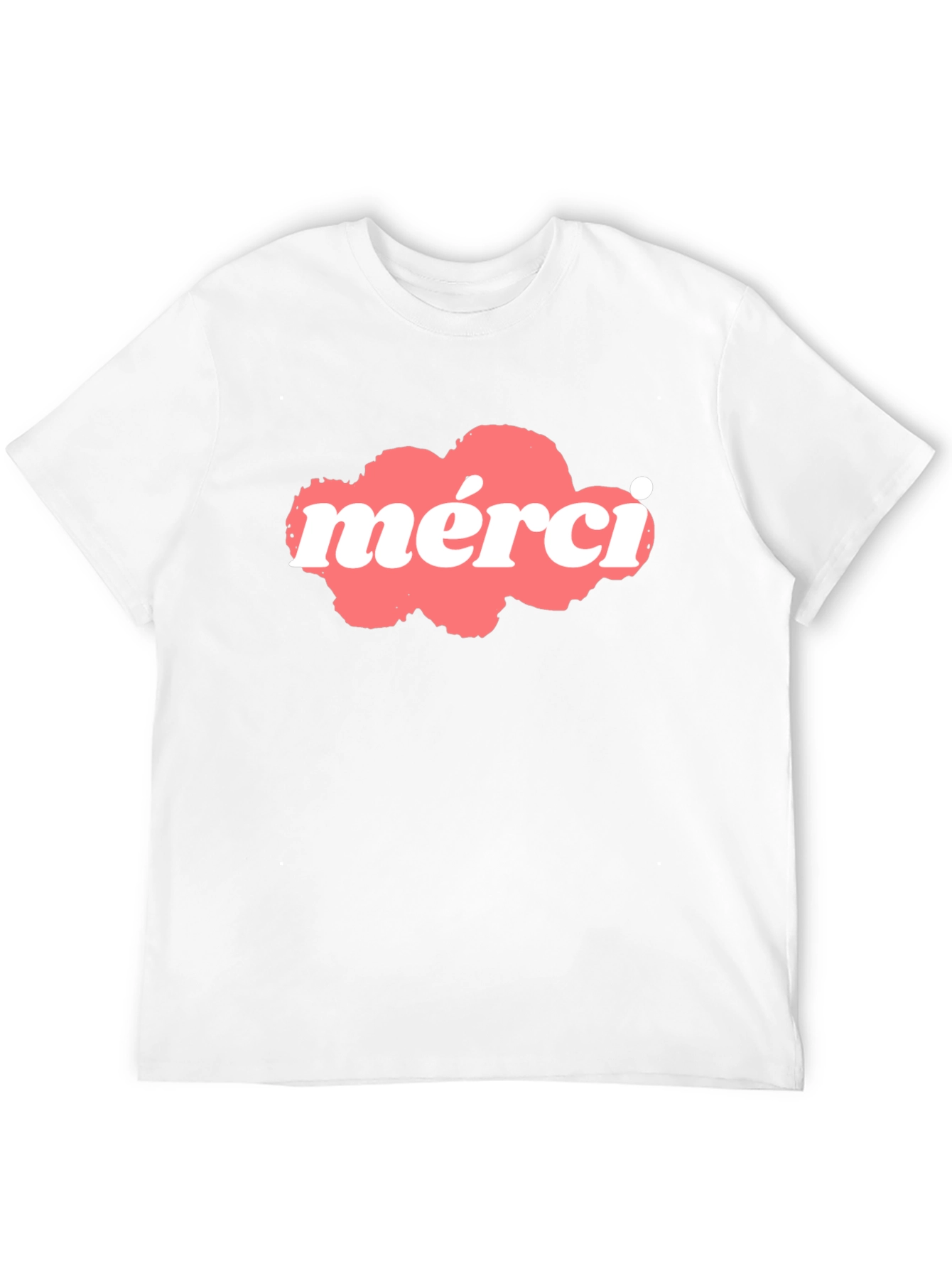 Black Merci Graphic T-Shirt - Black Cotton Blend view 12