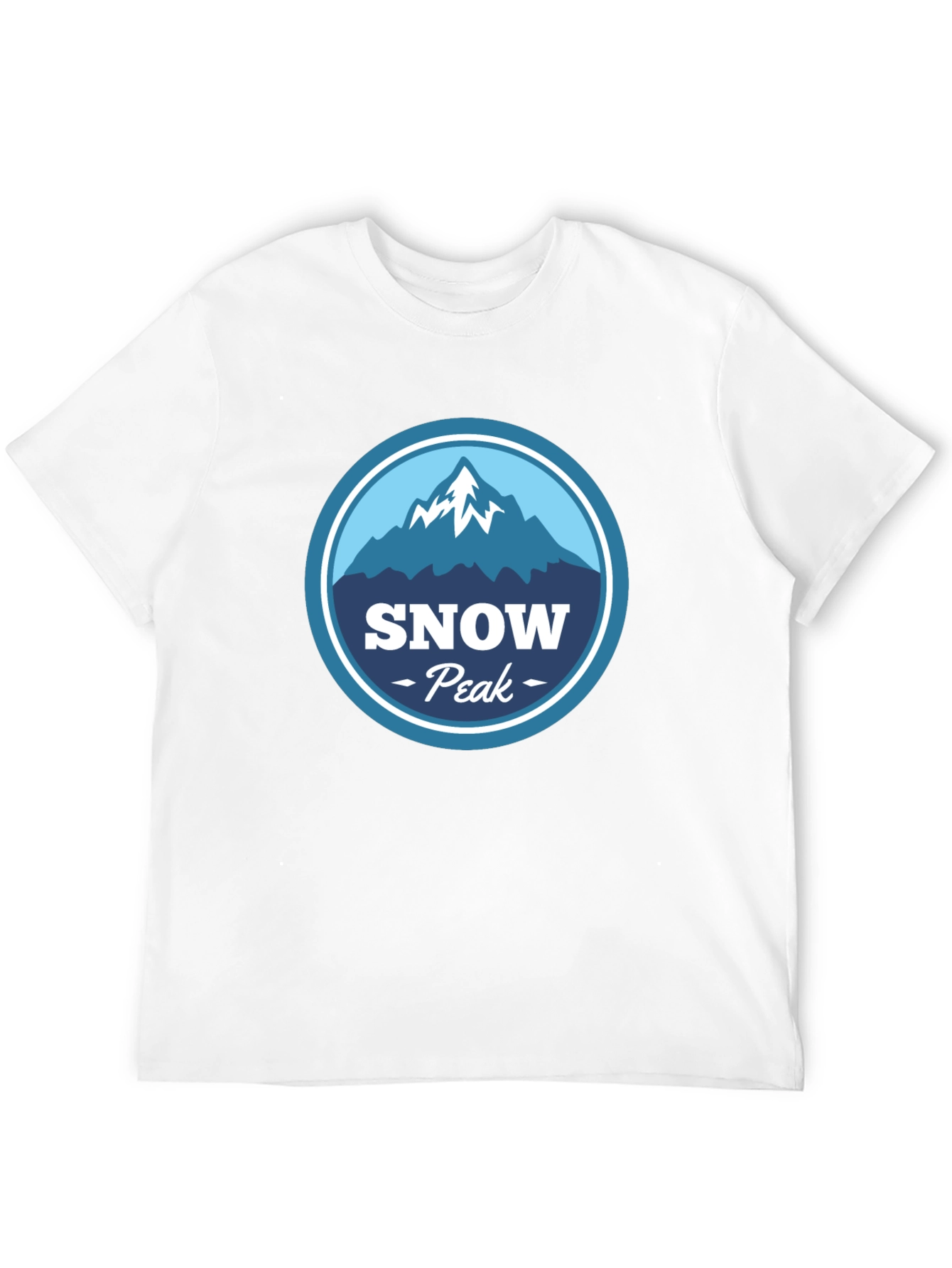 Black Snow Peak Graphic Tee - Mountain Adventure view 12