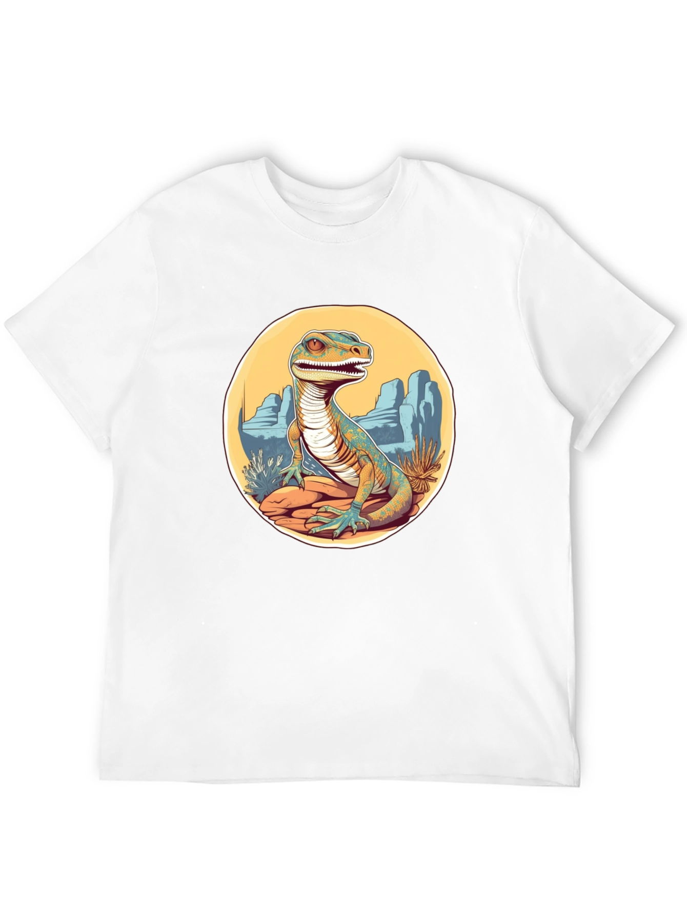 Black Dino Desert T-Shirt - Black view 12