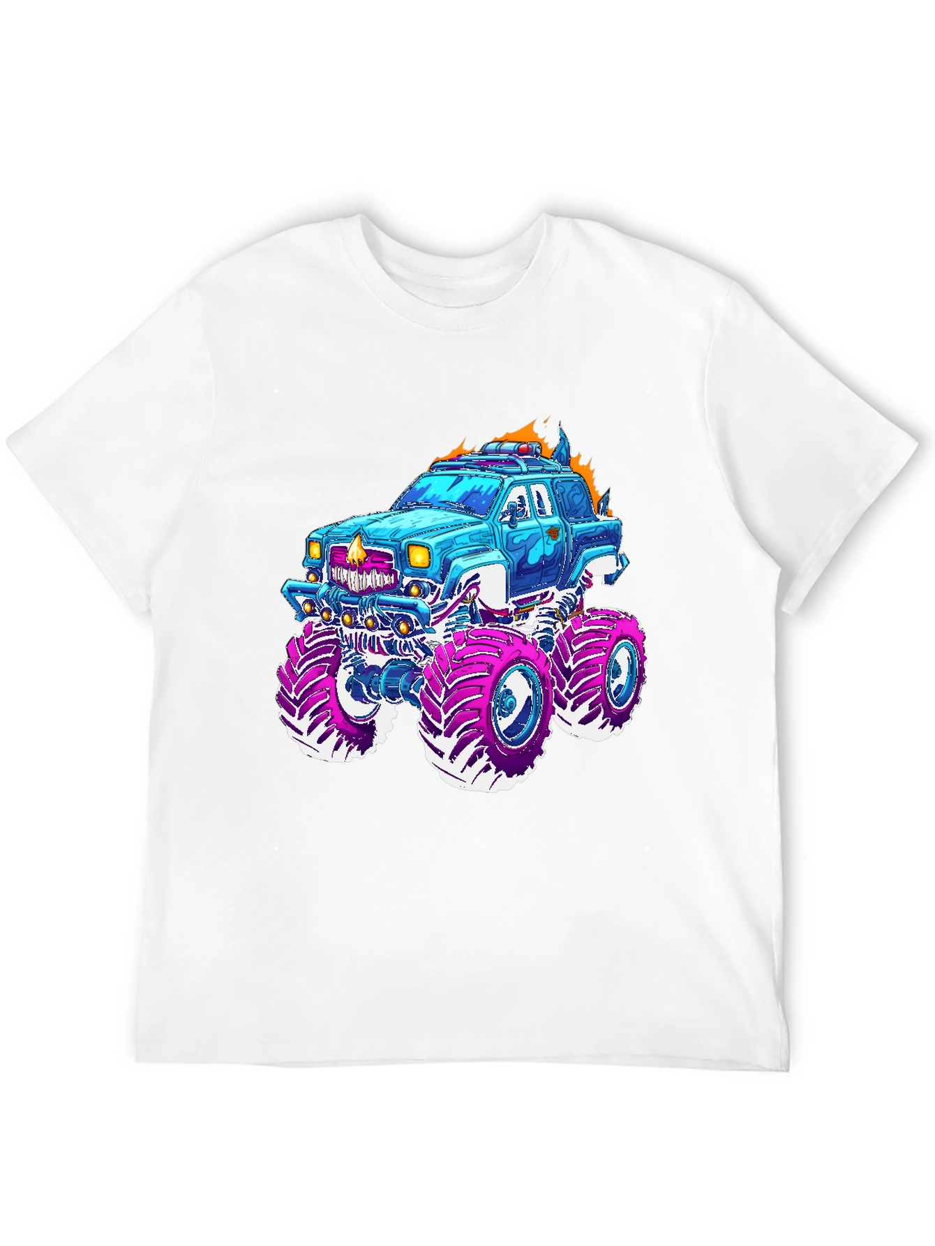 Black Monster Truck Graphic Tee - Cool Design! view 12