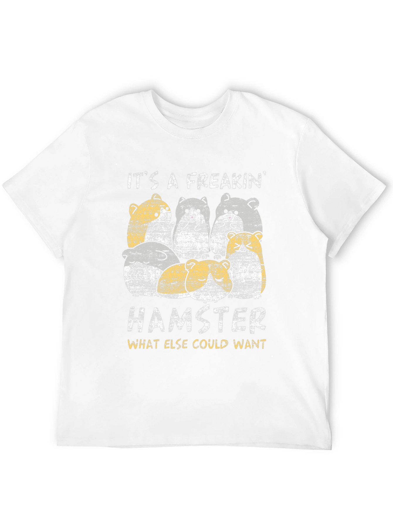 Black It's a Freakin' Hamster T-Shirt - Funny Graphic Tee view 12