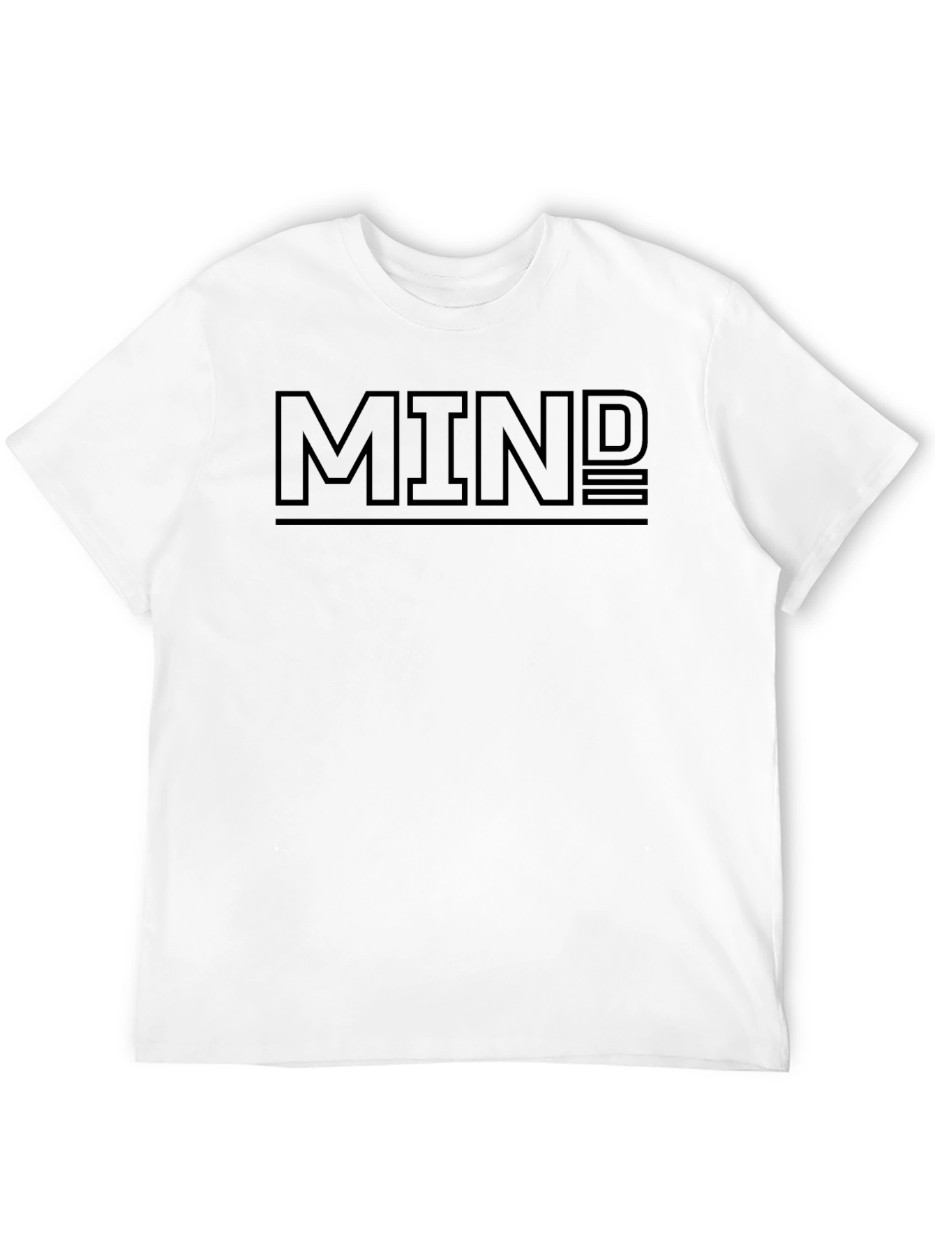 Black MIND Graphic Tee - Modern Minimalist Design view 12