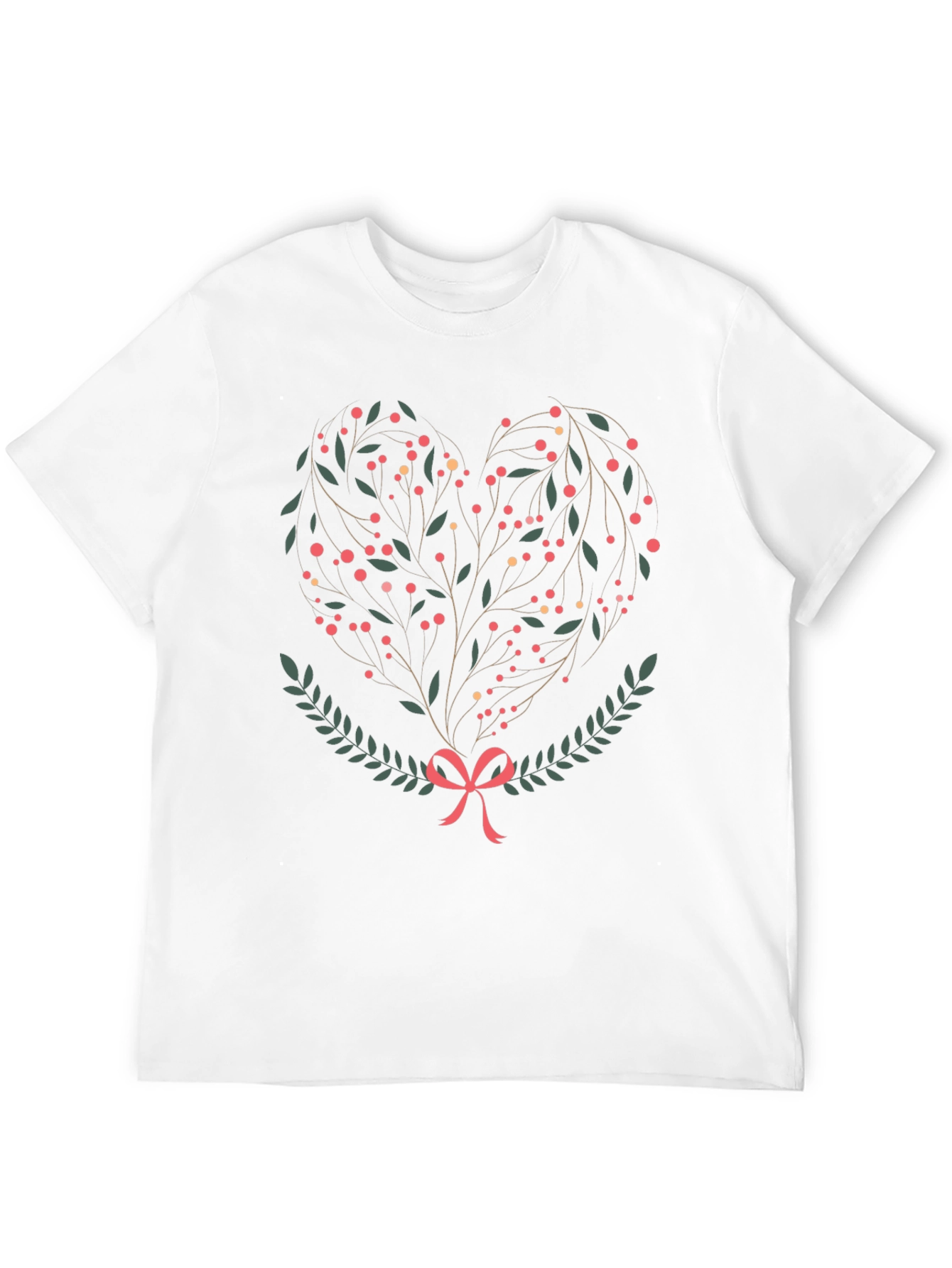 Black Heart of Berries Graphic Tee - Black view 12