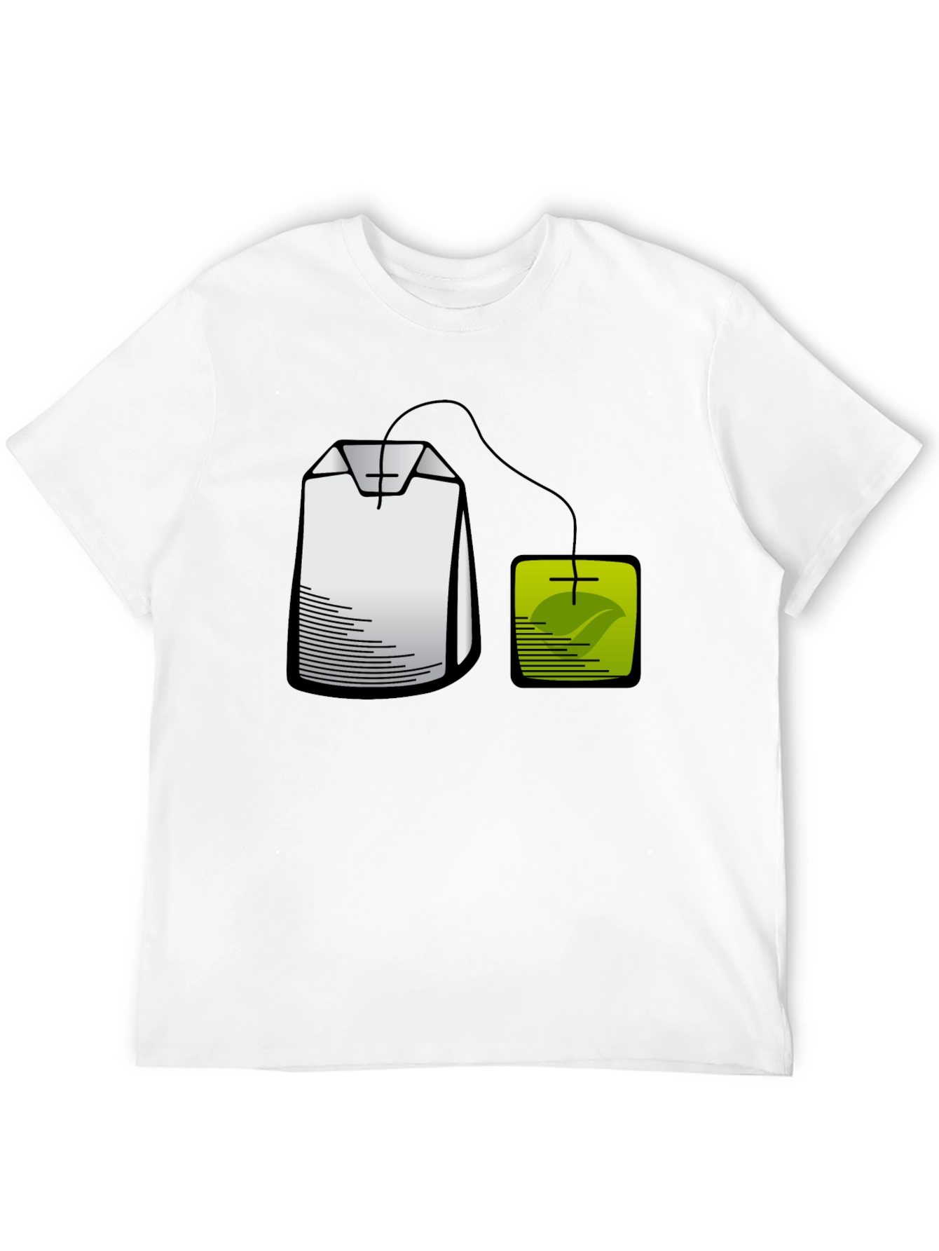 Black Tea Bag Graphic T-Shirt - Brewtiful Style! view 12