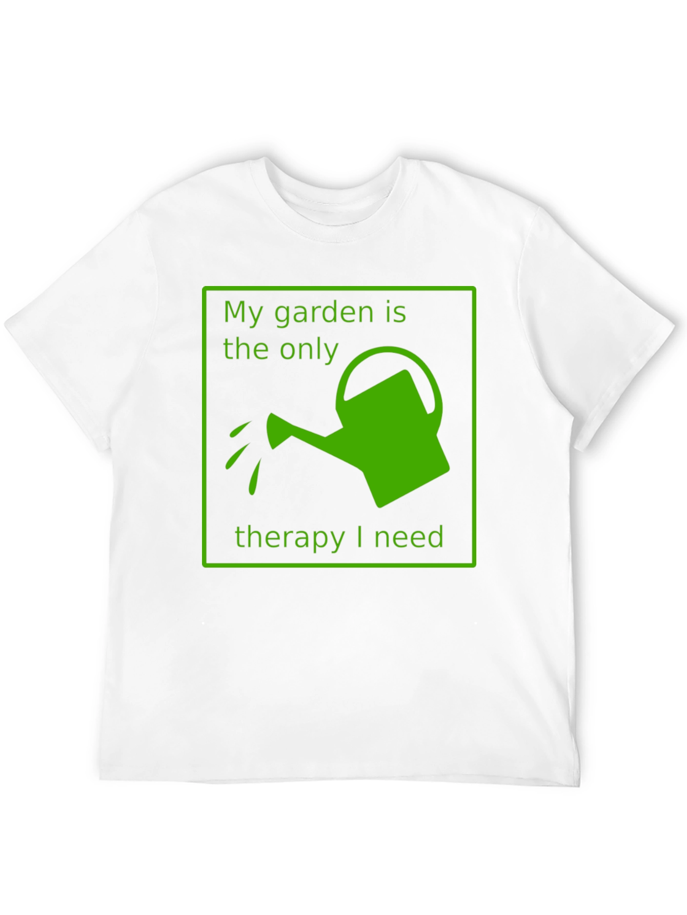 Black Gardening Therapy T-Shirt - My Garden is My Therapy view 12