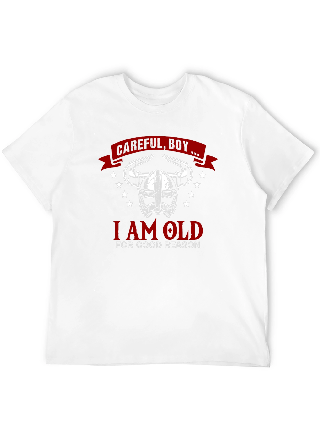 Black Careful, Boy, I Am Old for Good Reason T-Shirt view 12