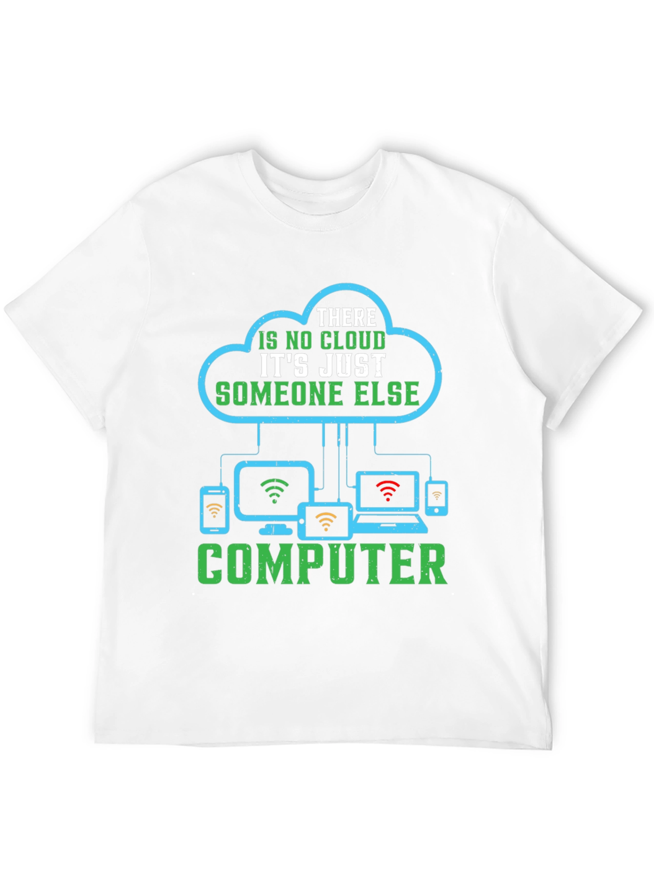 Black Cloud Computing Humor T-Shirt - Tech Joke Tee view 12