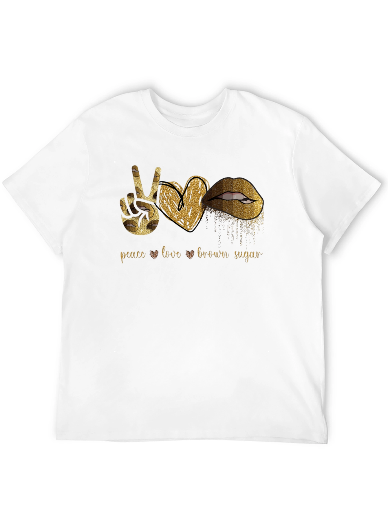 Black Peace Love Brown Sugar Graphic Tee view 12