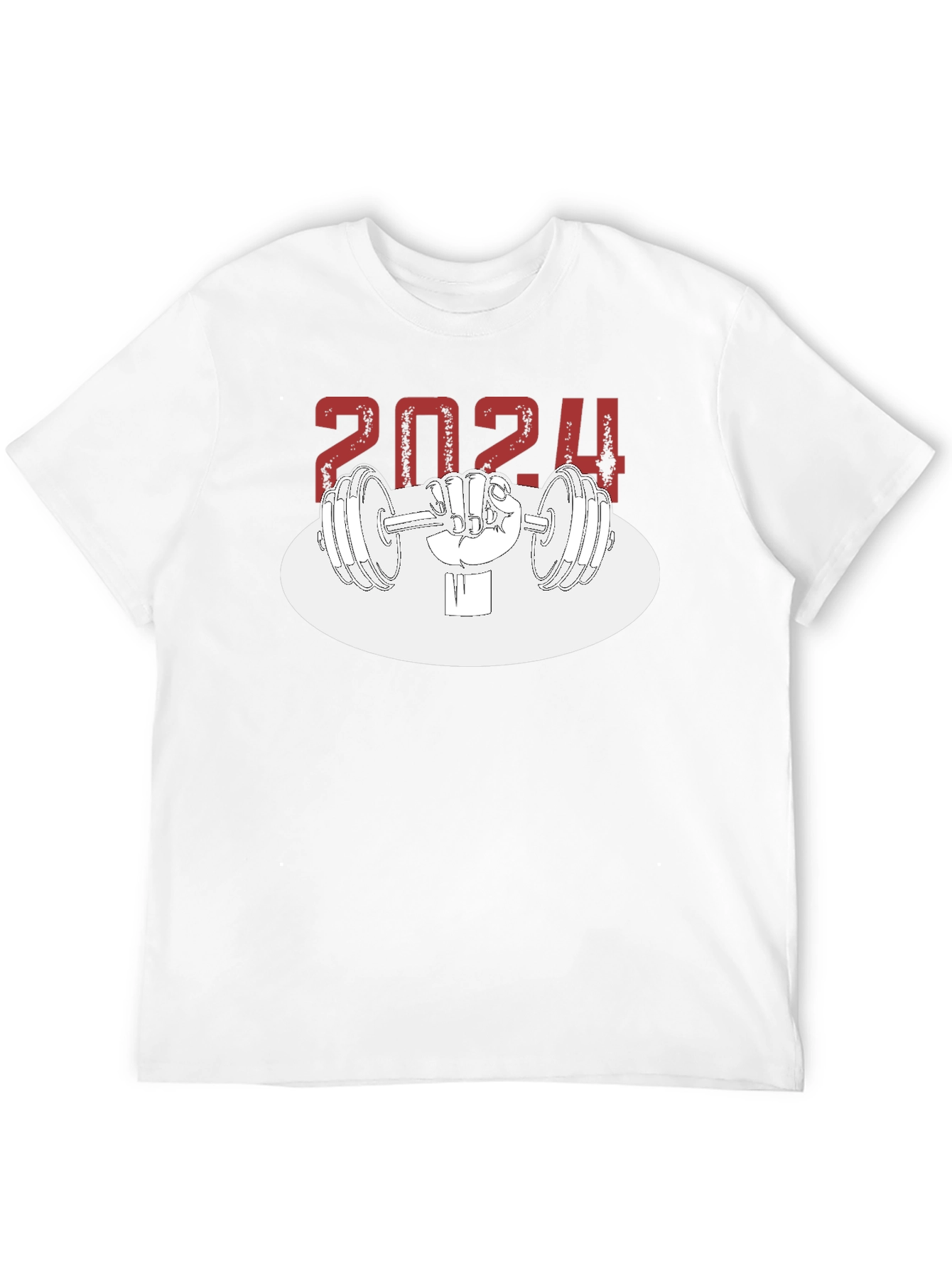 Black 2024 Weightlifting T-Shirt - Workout Ready! view 12