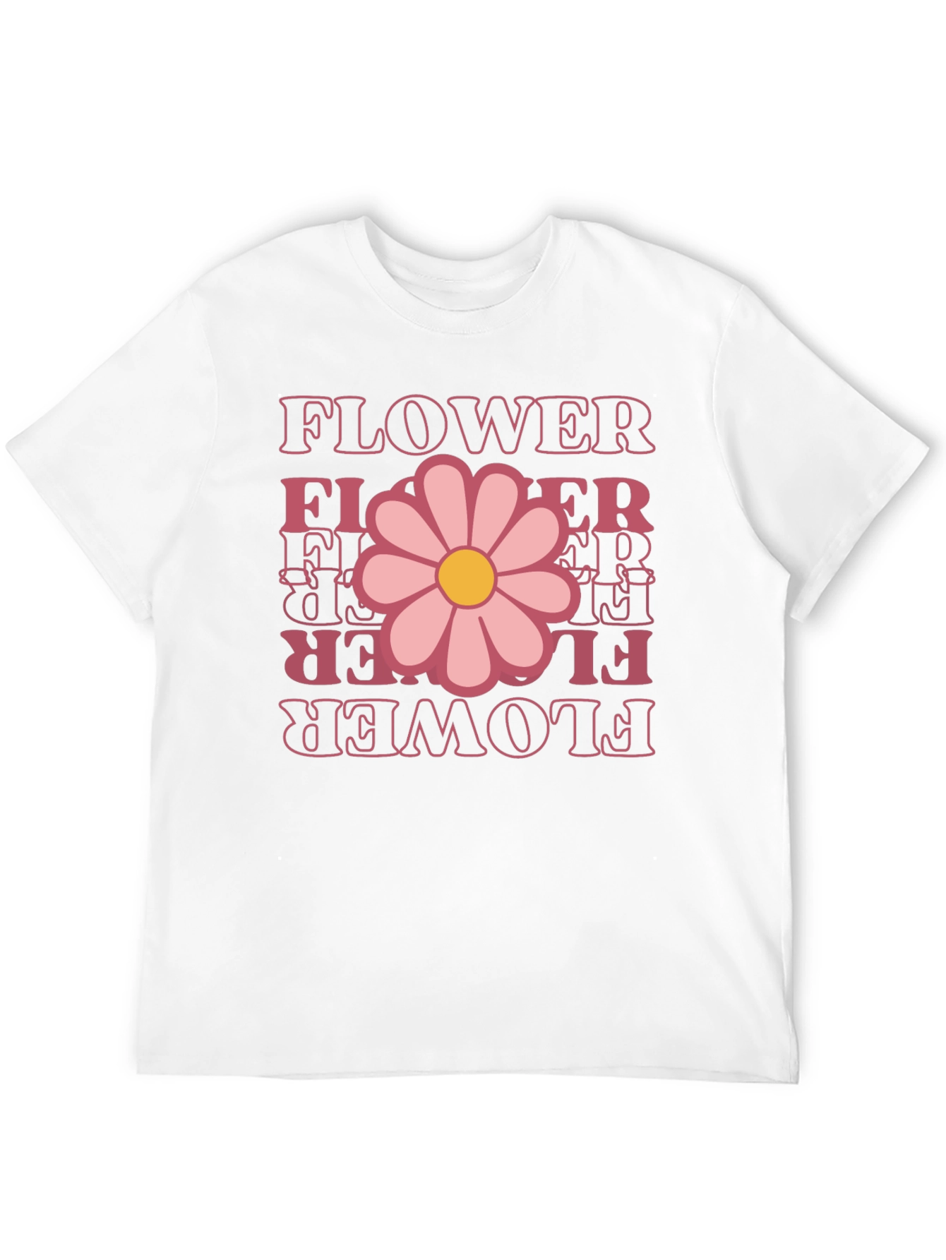 Black Retro Flower Power Graphic Tee view 12