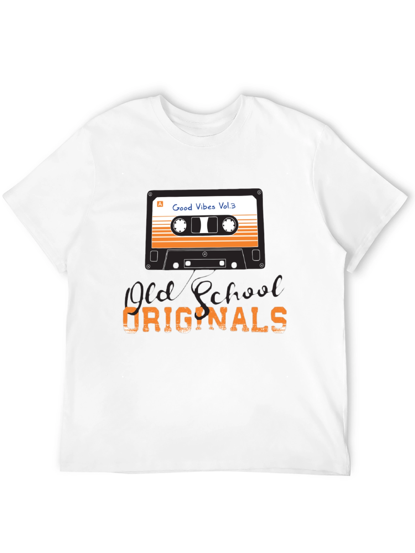 Black Old School Originals T-Shirt, Good Vibes Vol. 3 view 12