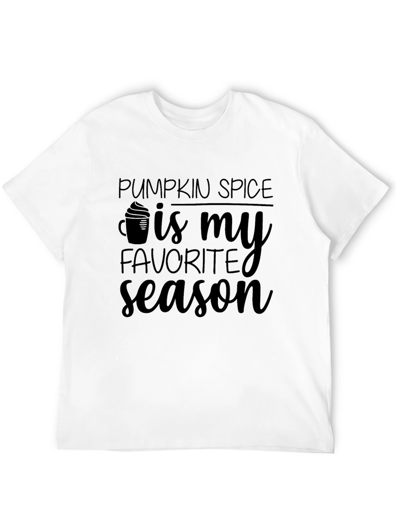 Black Pumpkin Spice is My Favorite Season Tee view 12