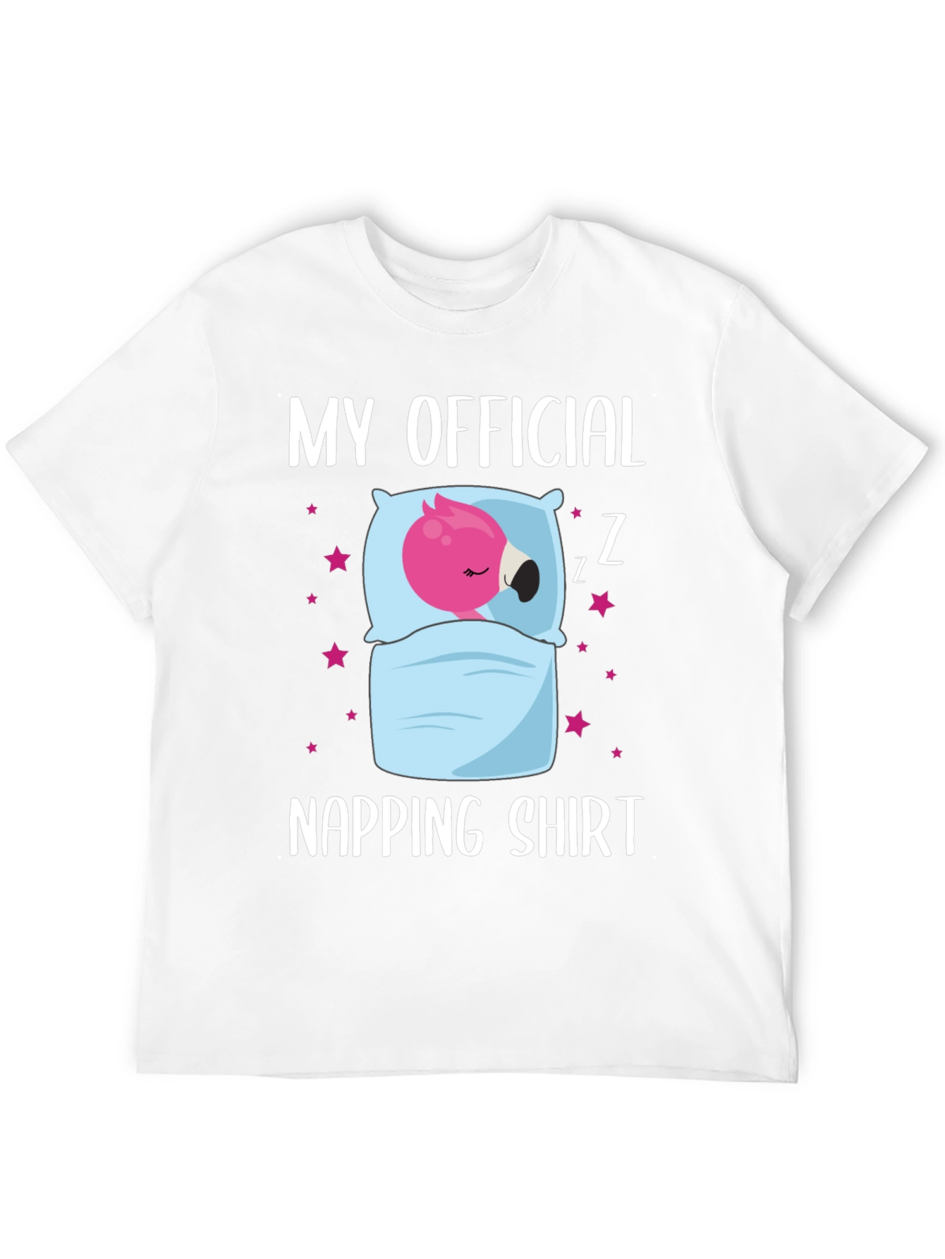 Black My Official Napping Shirt - Flamingo Sleep Tee view 12