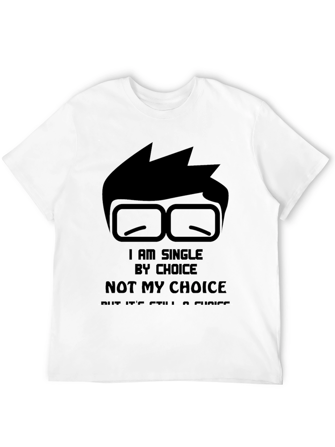 Black Single By Choice Black T-Shirt view 12