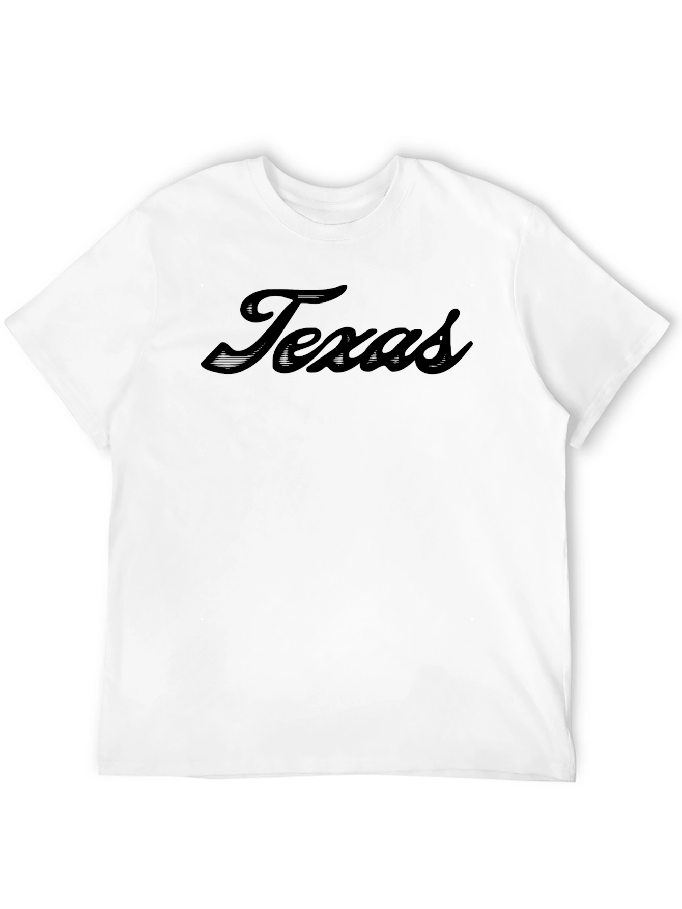 Black Texas Graphic Tee - Soft Cotton Blend view 12