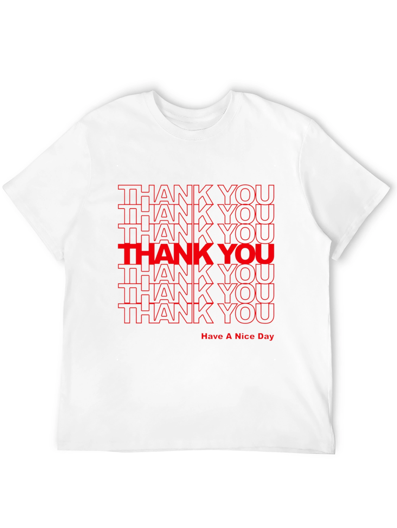 Black Thank You Graphic Print T-Shirt view 12