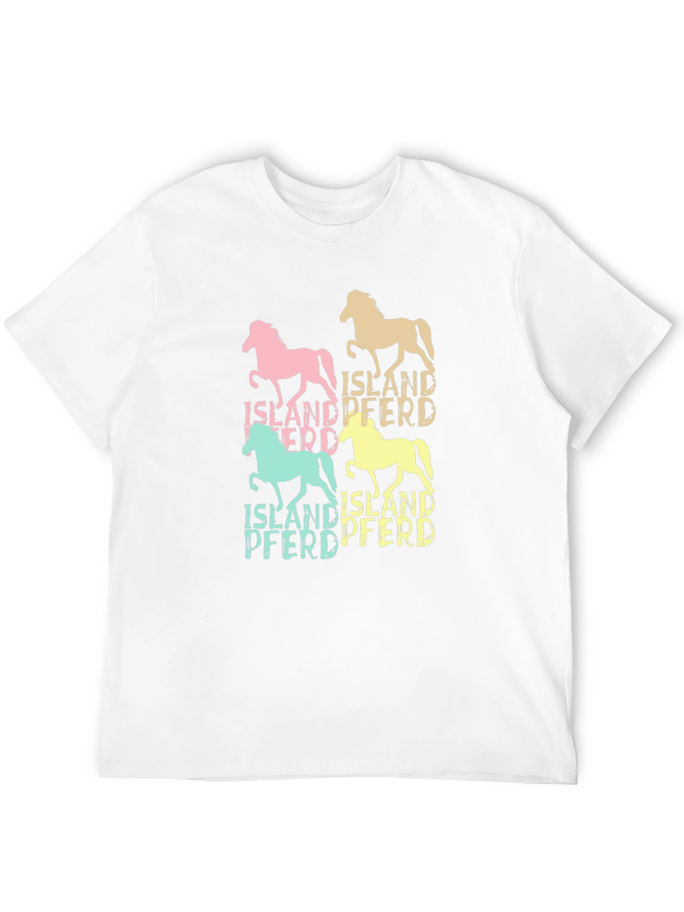 Black Island Pferd Horse Graphic Tee view 12
